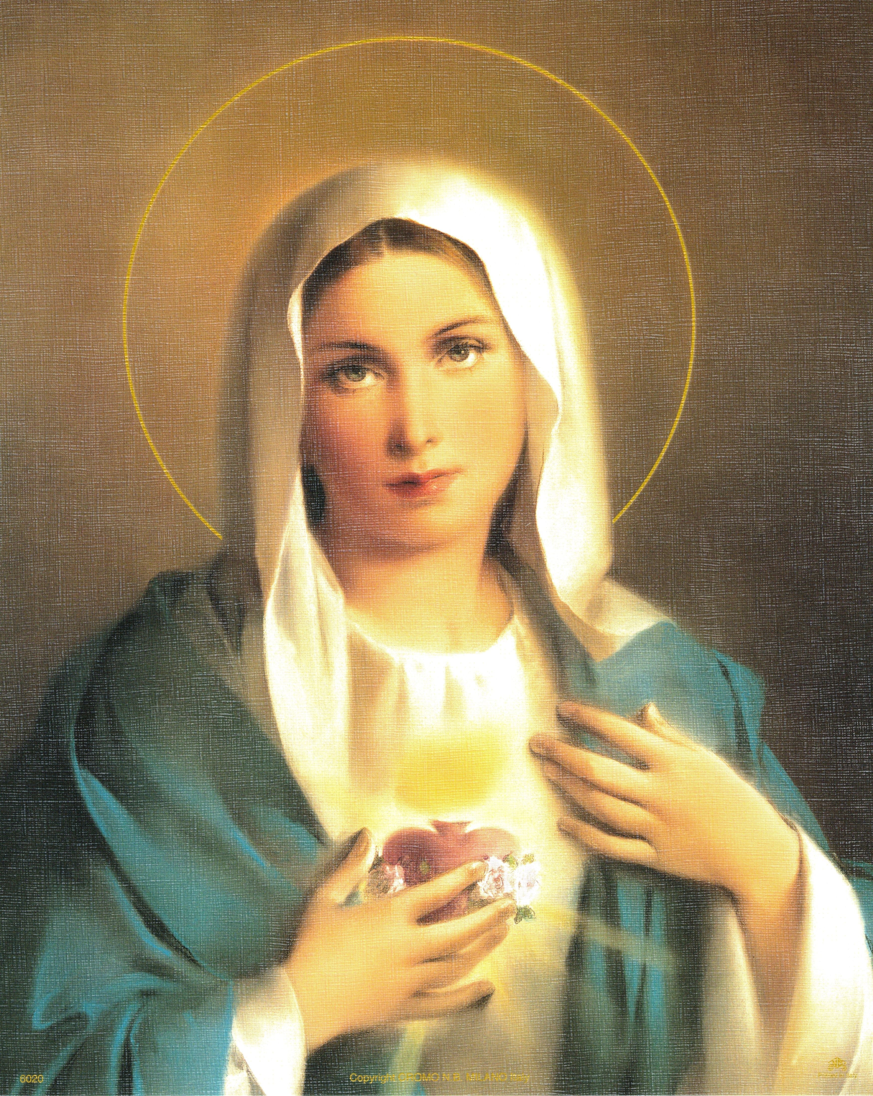 Arte religioso para pared, impresión laminada, sin marco, papel decorativo artístico de 8" x 10"