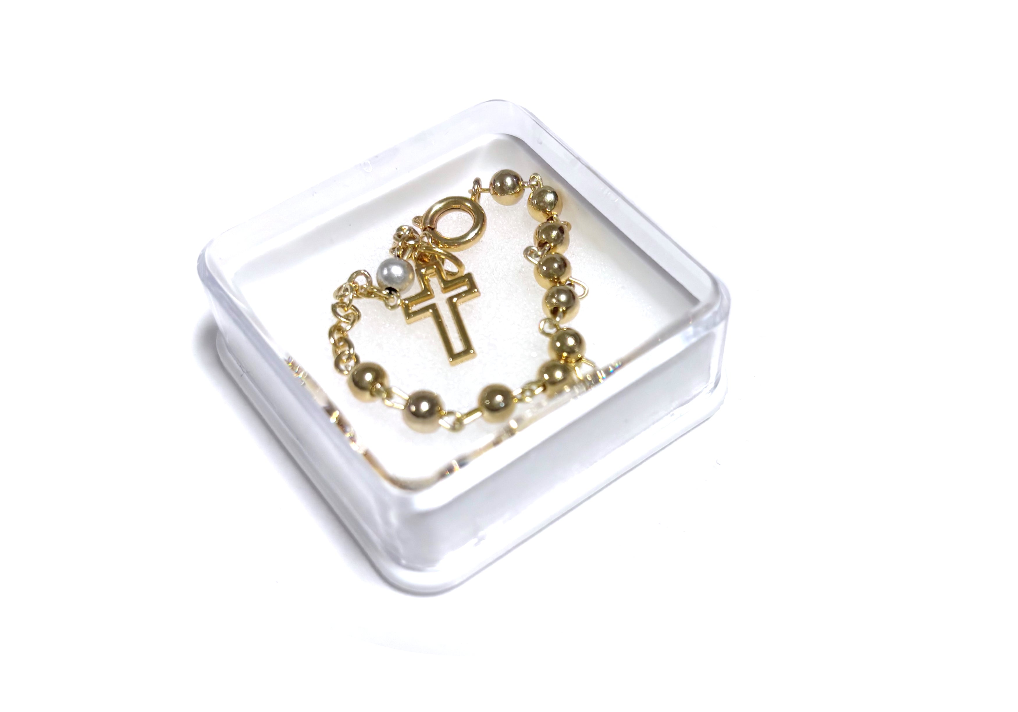 Pulsera pequeña bañada en oro