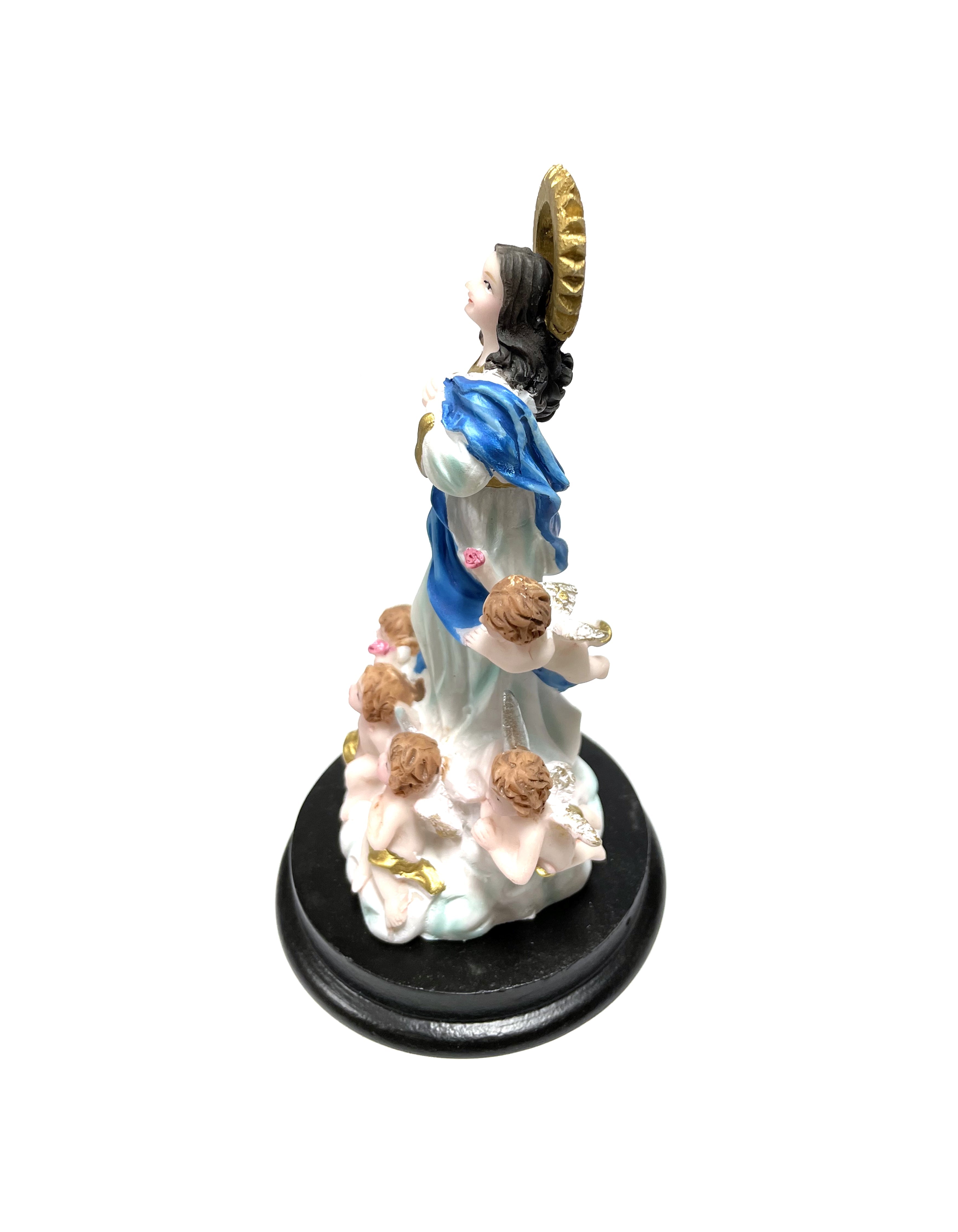 Estatua religiosa de Nuestra Señora de la Inmaculada Concepción de María 5" de altura