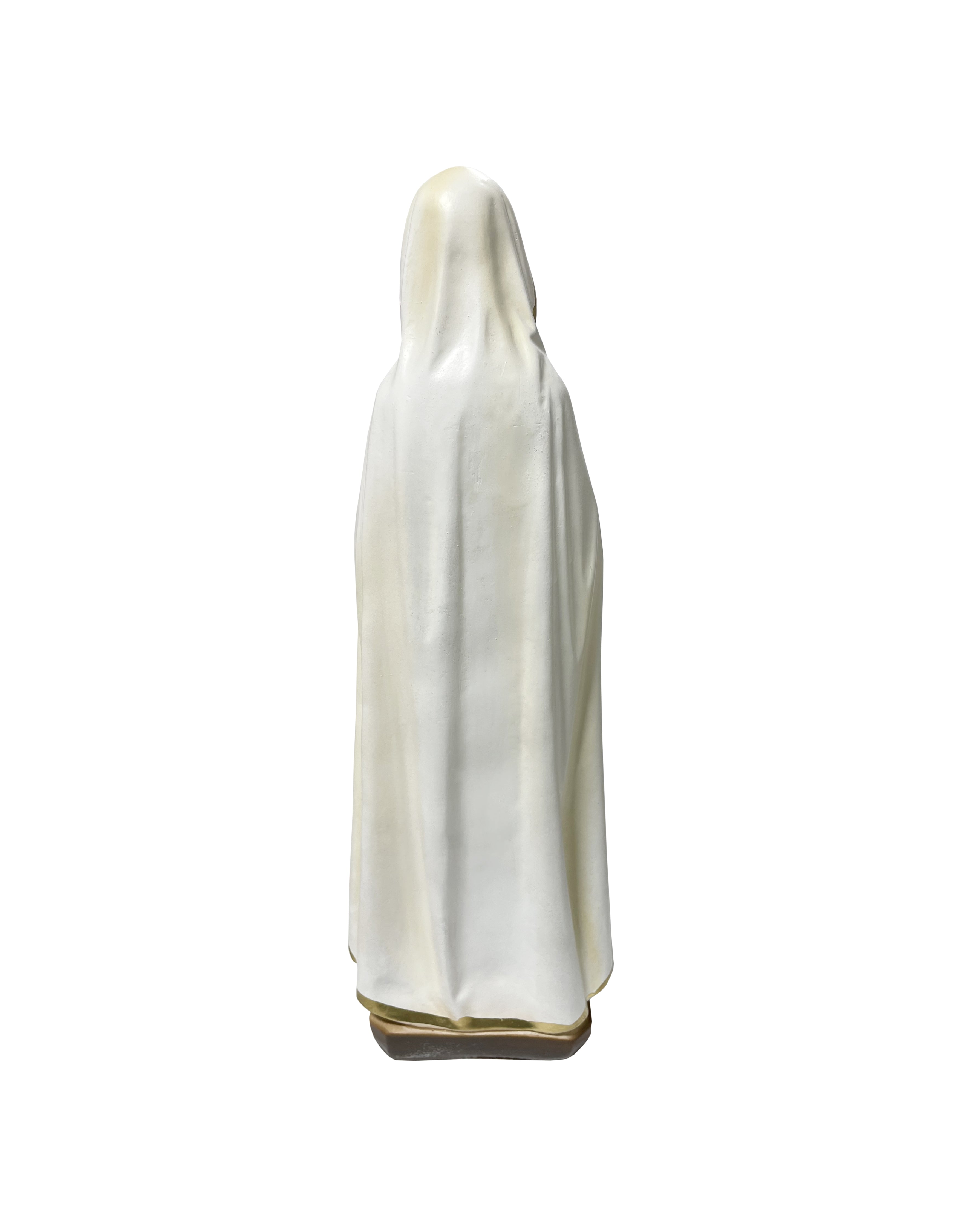 Estatua religiosa de Nuestra Señora de la Rosa Mística 12" de altura