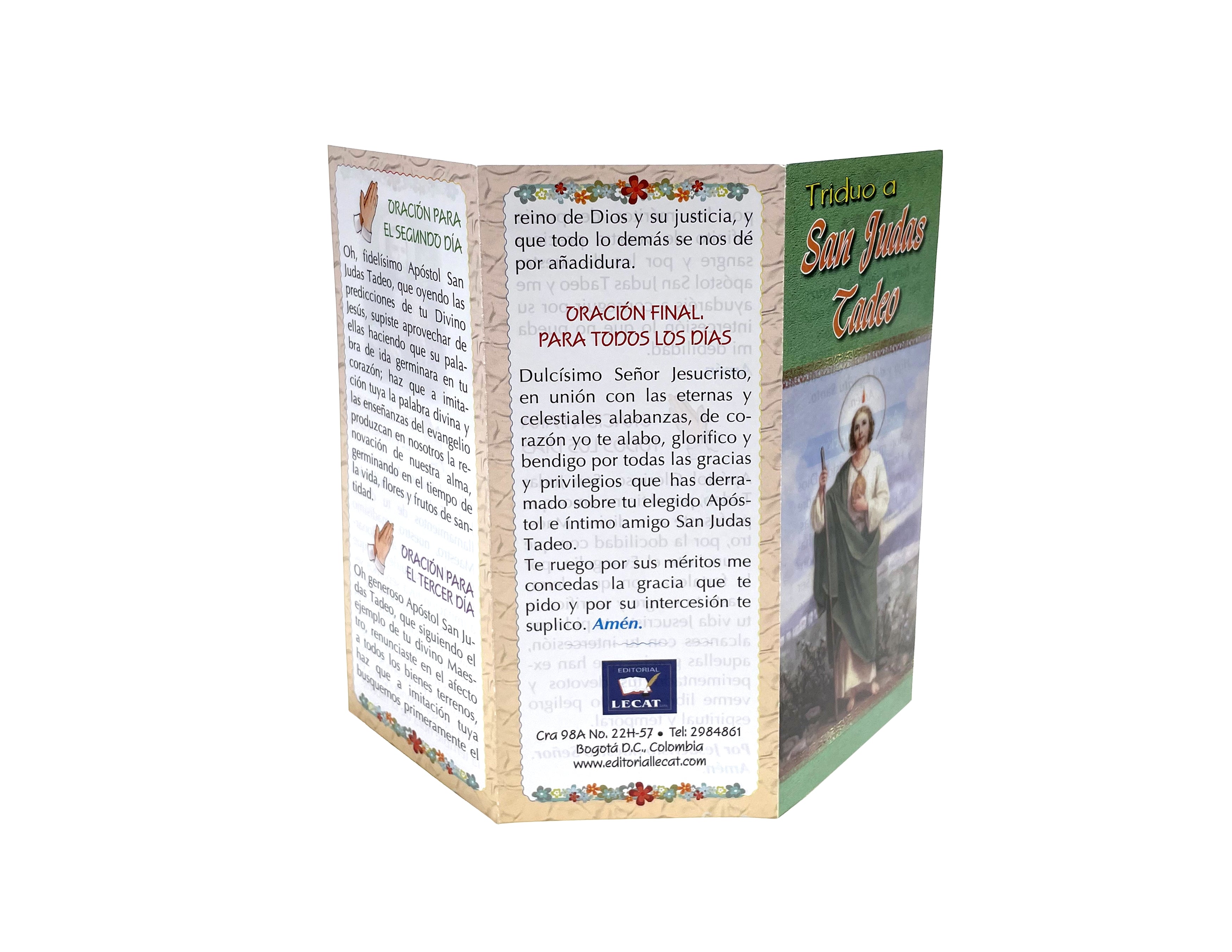 Triduo Plegable a San Judas Tadeo