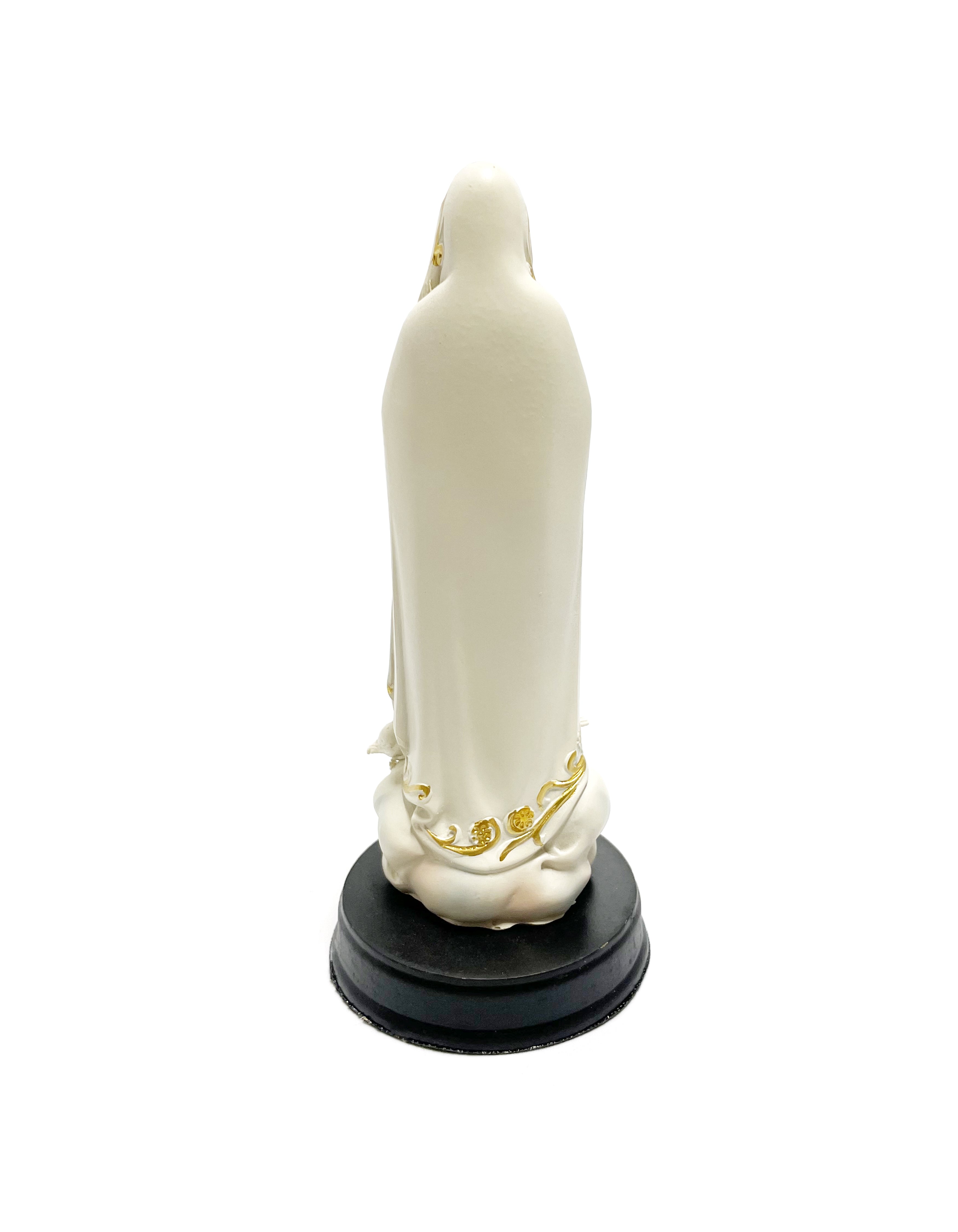 Estatua religiosa de Nuestra Señora de Fátima de 5" de altura