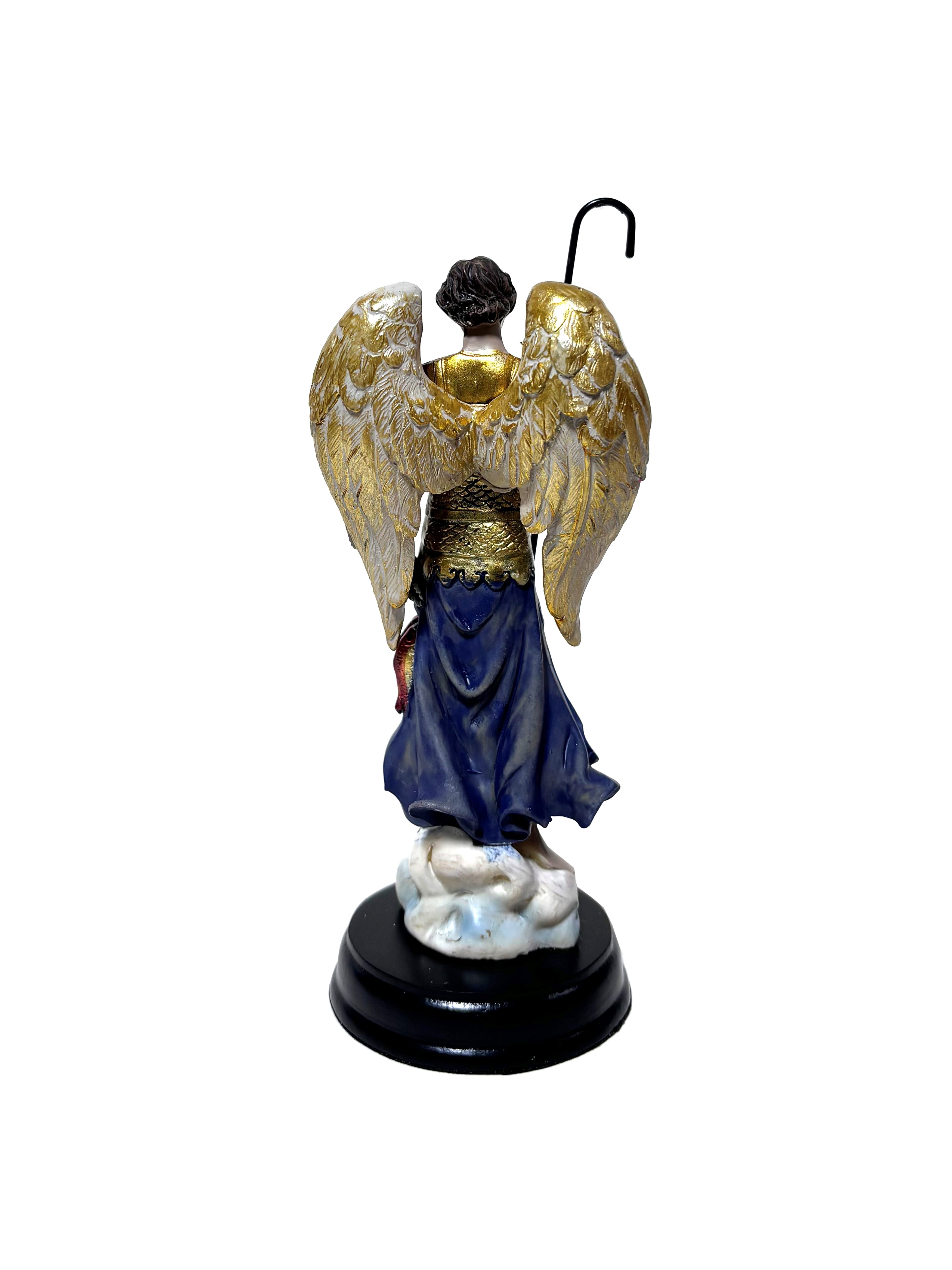 Estatua religiosa de San Rafael Arcángel de 5" de altura