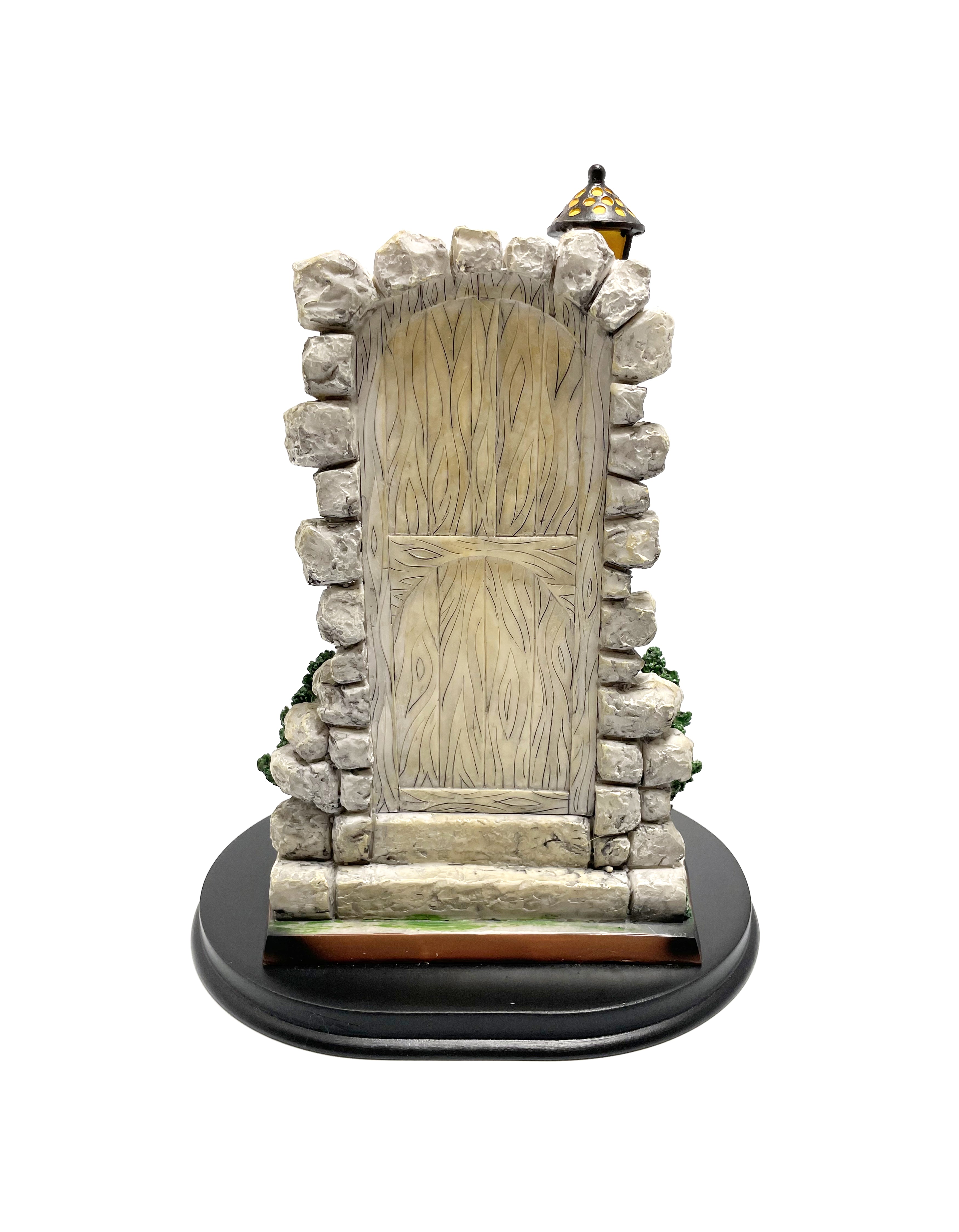 Estatua religiosa de Jesús llamando a la puerta de 12" de altura