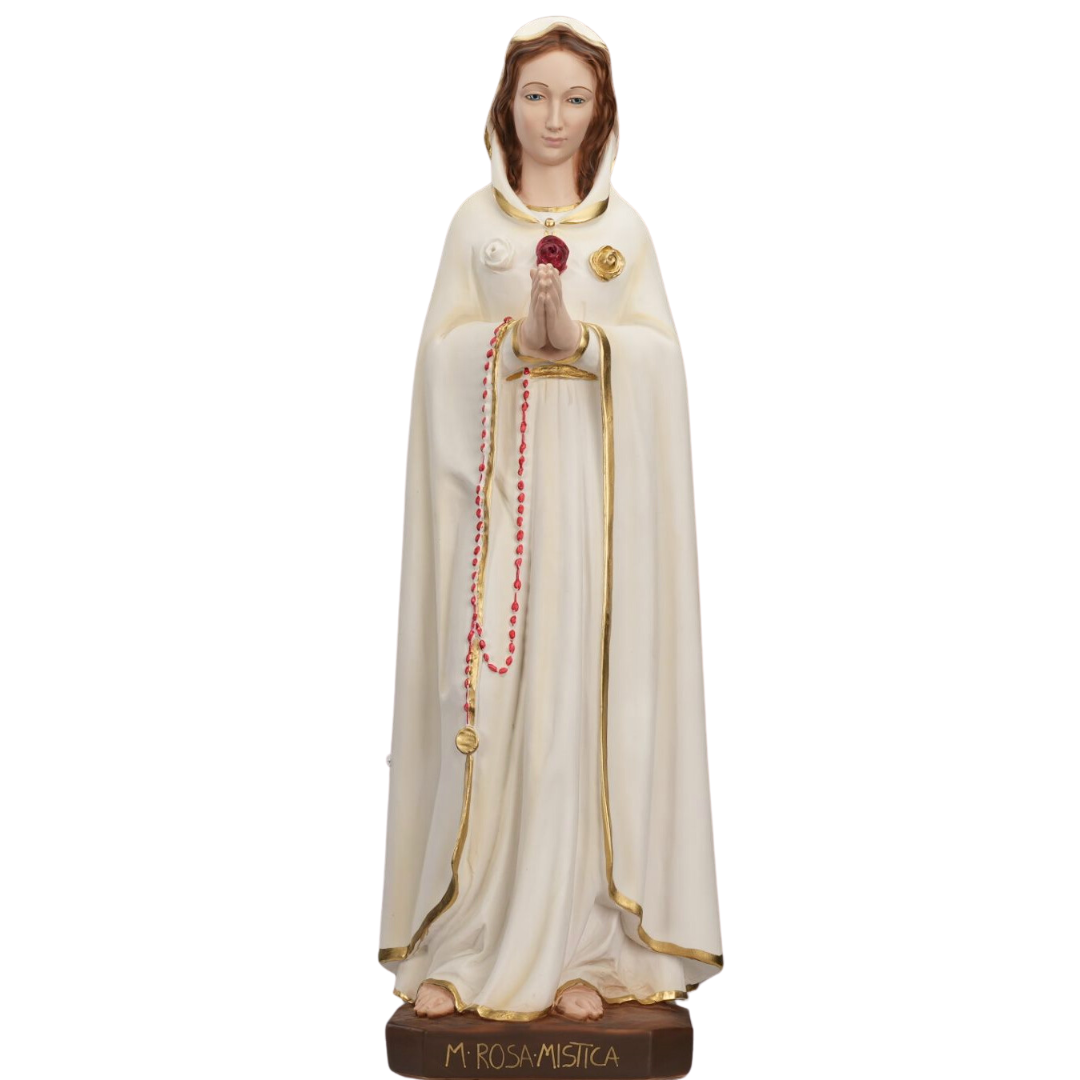 La tienda de regalos de fe Virgen María Rosa Mística pintada a mano en Italia - Nuestra colección Toscana - Virgen Maria Rosa Mistica