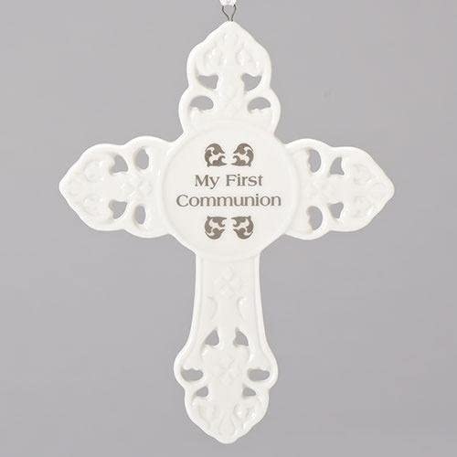 Mi adorno de cruz de primera comunión