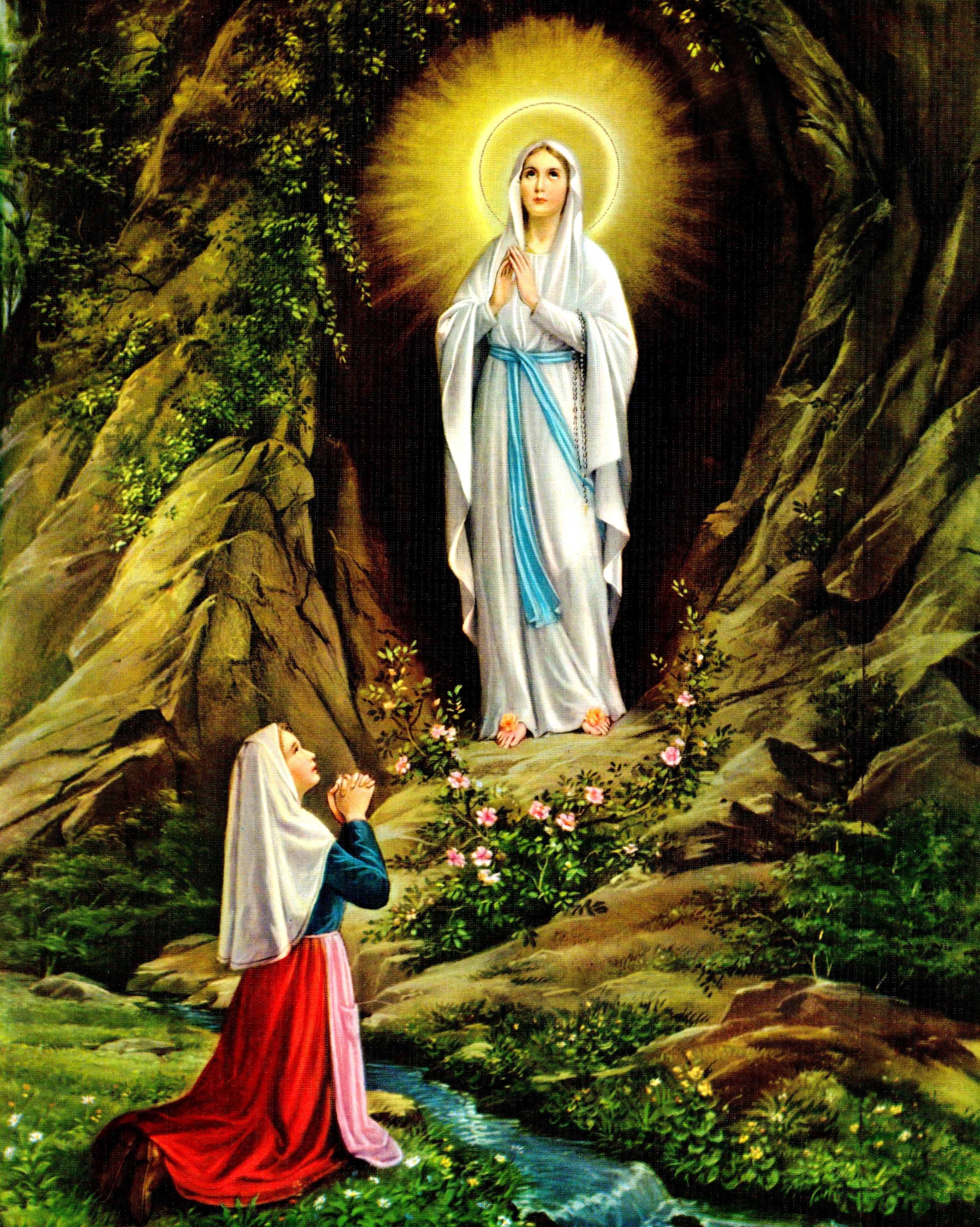 Arte religioso para pared, impresión laminada, sin marco, papel decorativo artístico de 8" x 10"