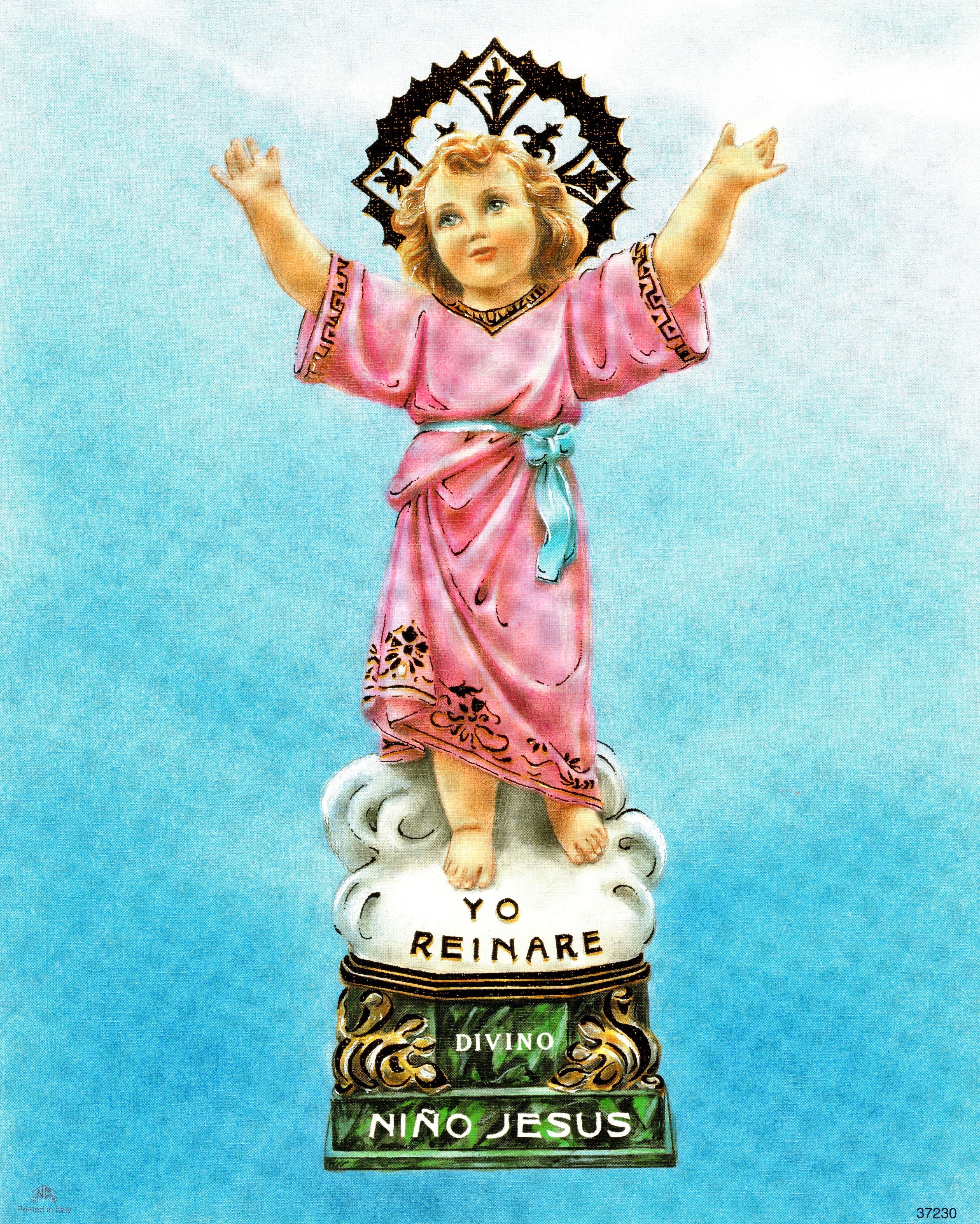 Arte religioso para pared, impresión laminada, sin marco, papel decorativo artístico de 8" x 10"