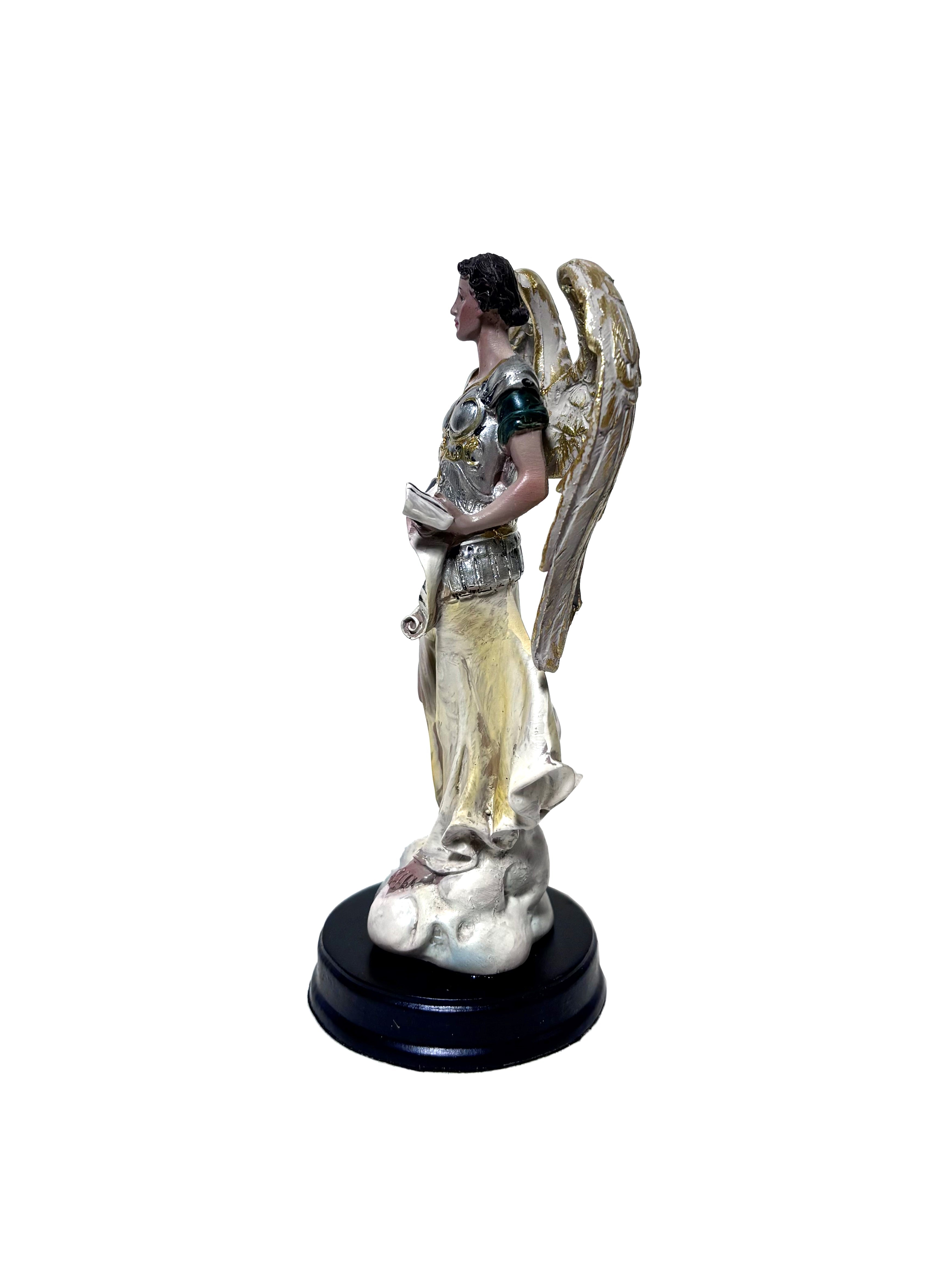 Estatua religiosa de San Gabriel Arcángel 5" de altura