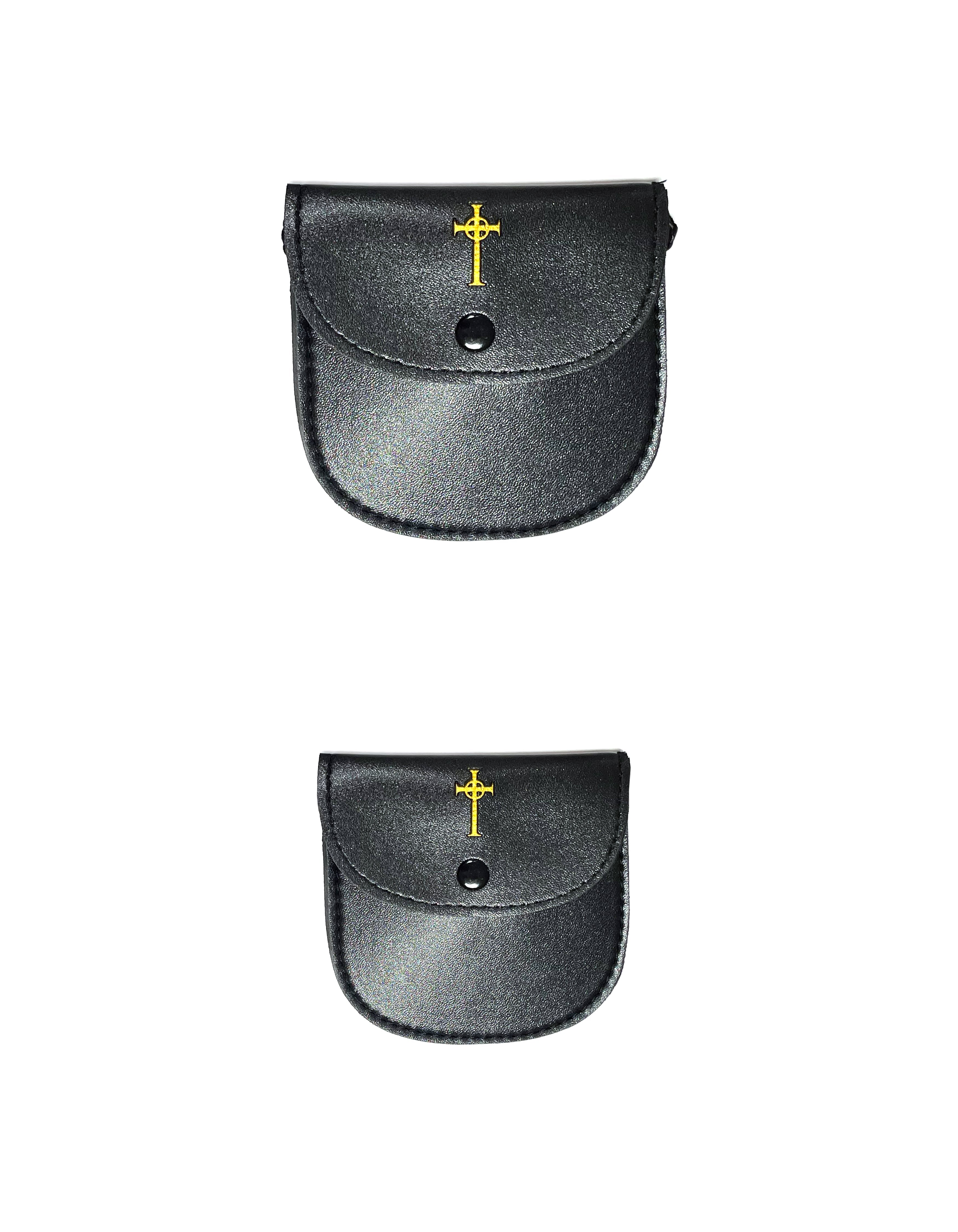 Bolsa Pyx negra con correa