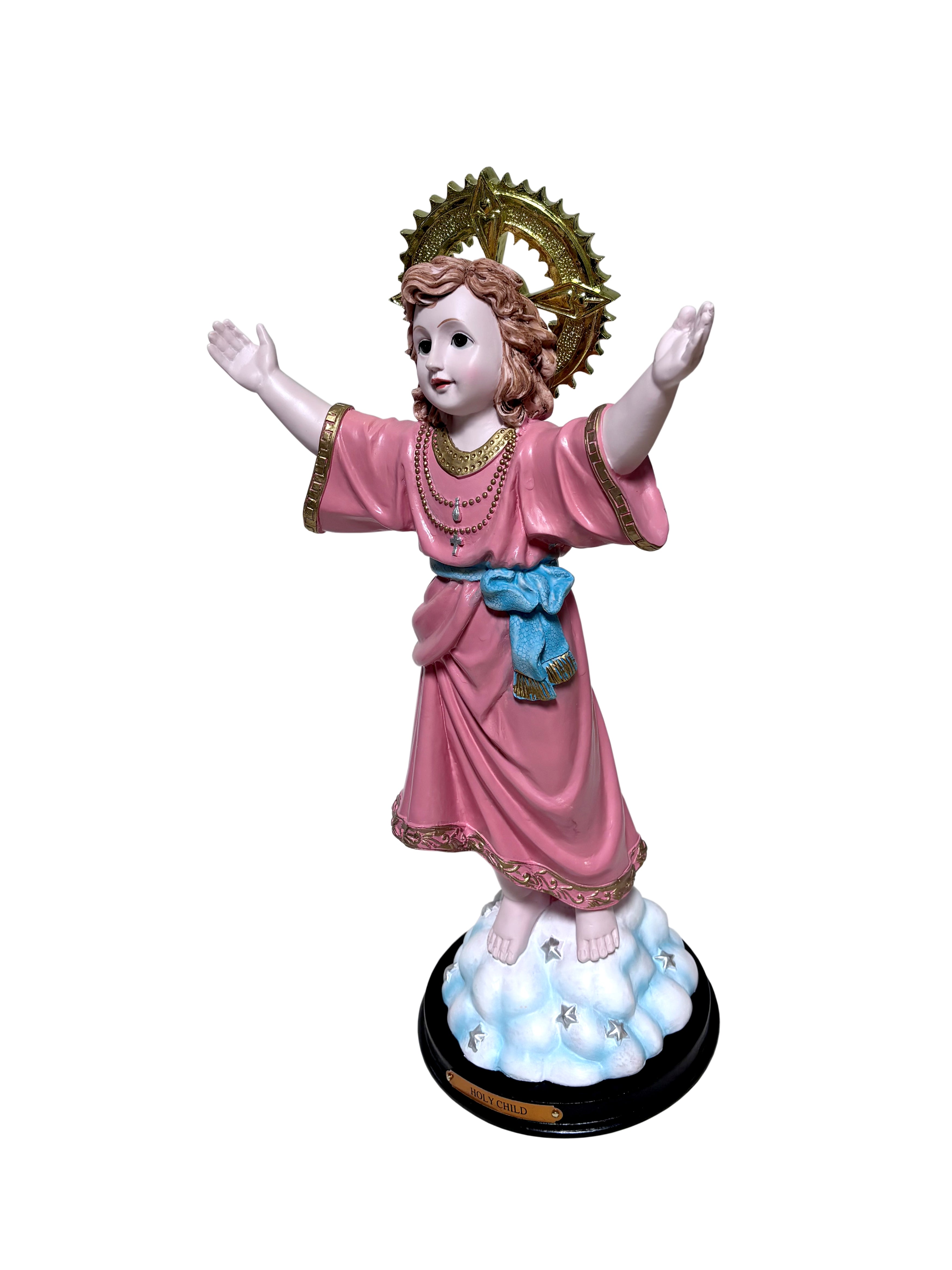 Estatua religiosa del Divino Niño de 16" de altura