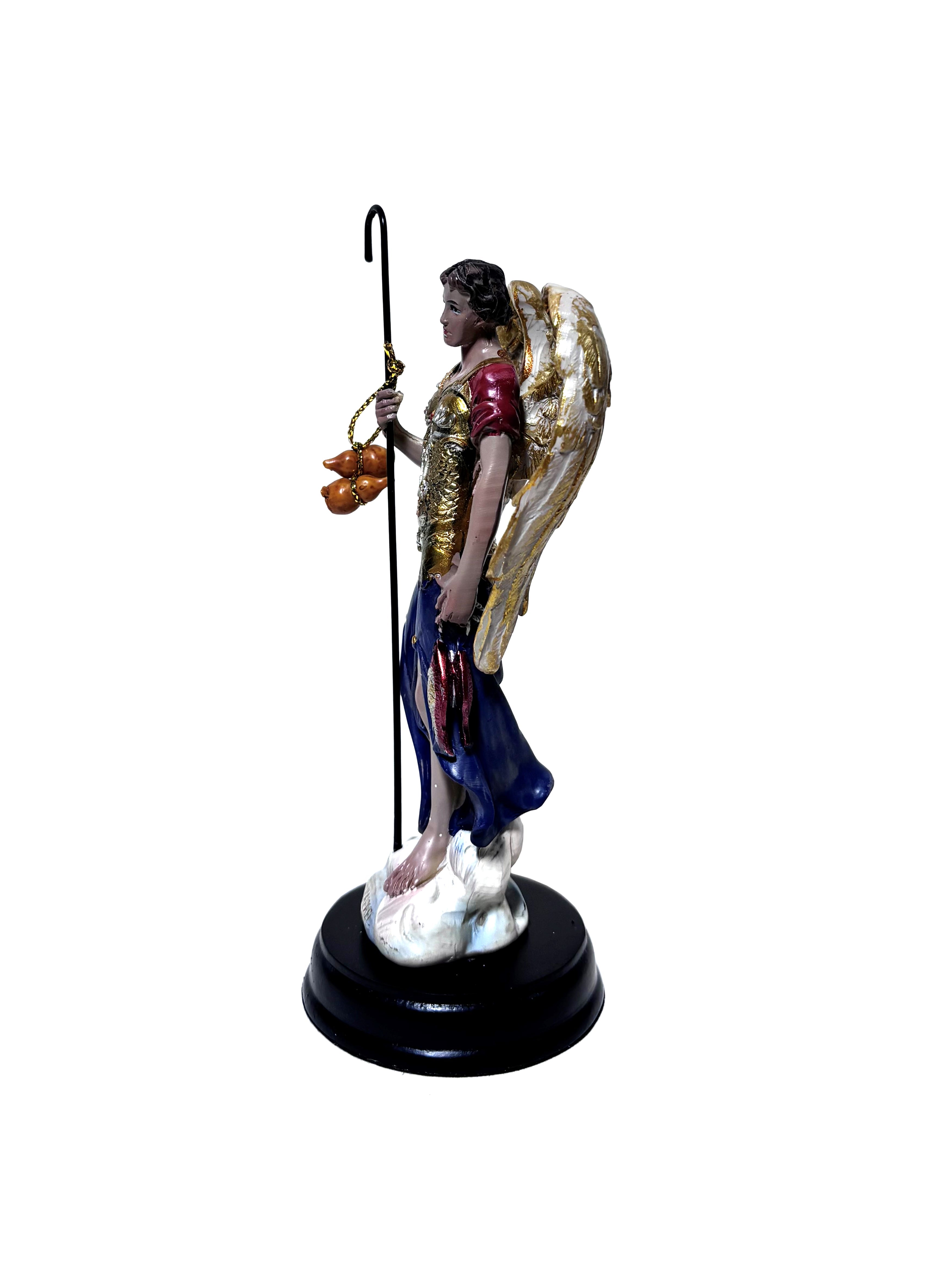 Estatua religiosa de San Rafael Arcángel de 5" de altura