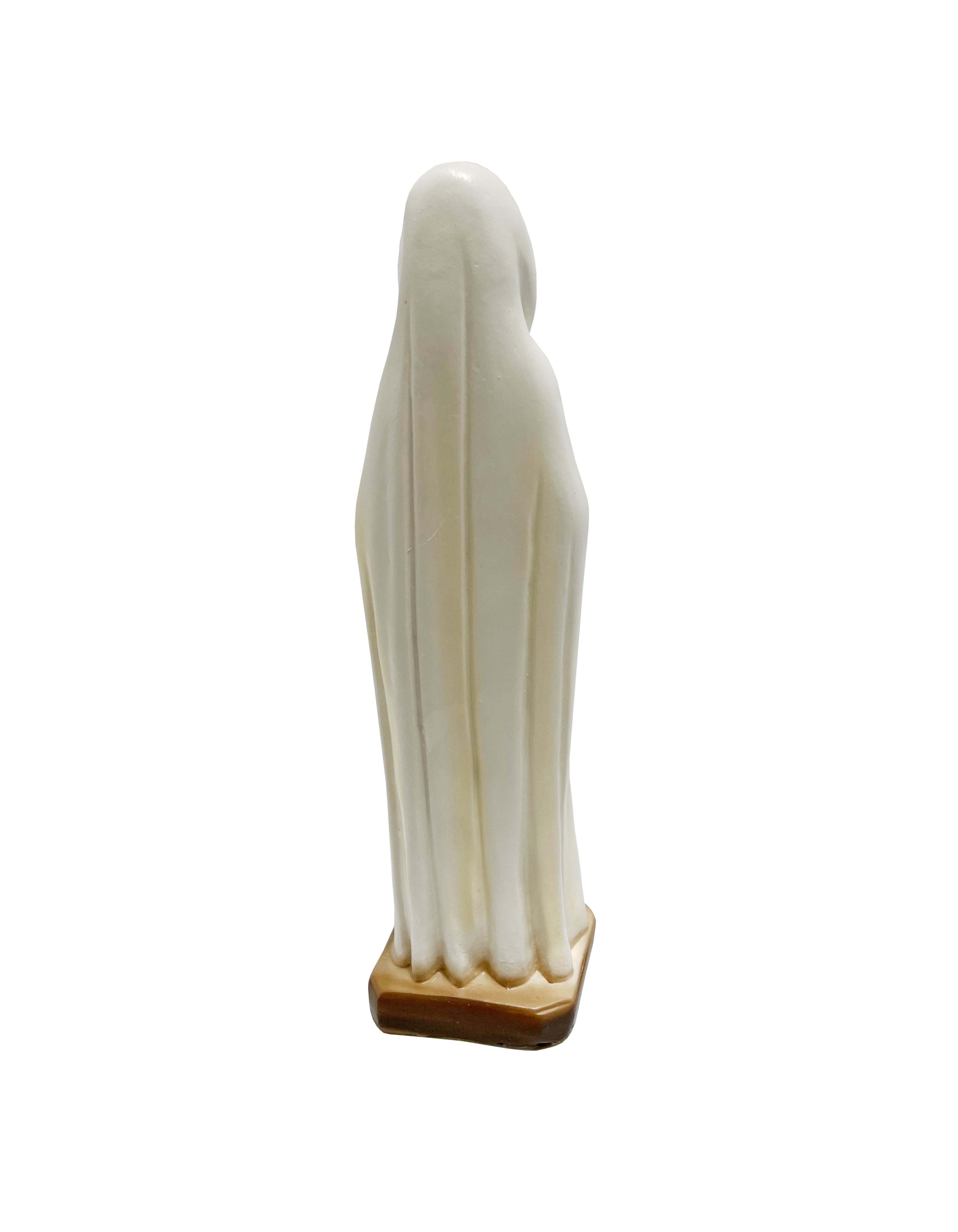 Estatua religiosa de Nuestra Señora de la Rosa Mística 8,5" de altura