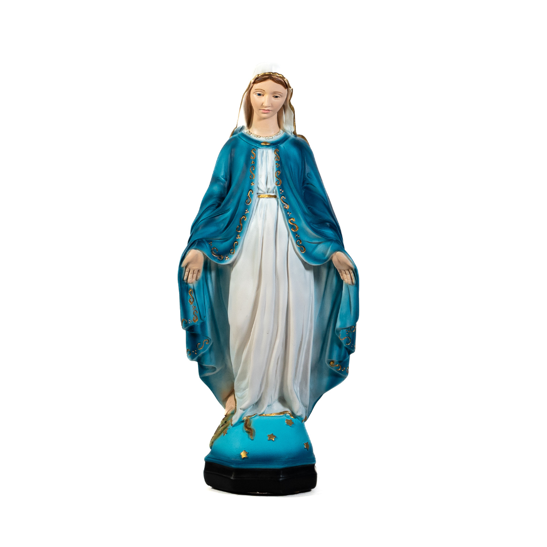 La Tienda de Regalos de Fe Nuestra Señora de las Gracias - María Milagrosa - Pintada a Mano en Italia - Nuestra Colección Toscana - Virgen La Milagrosa