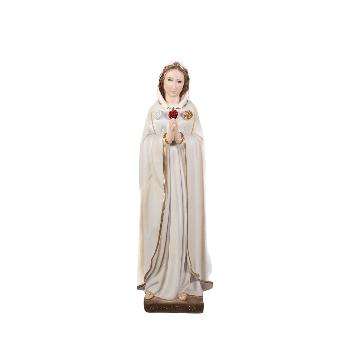 La tienda de regalos de fe Virgen María Rosa Mística pintada a mano en Italia - Nuestra colección Toscana - Virgen Maria Rosa Mistica