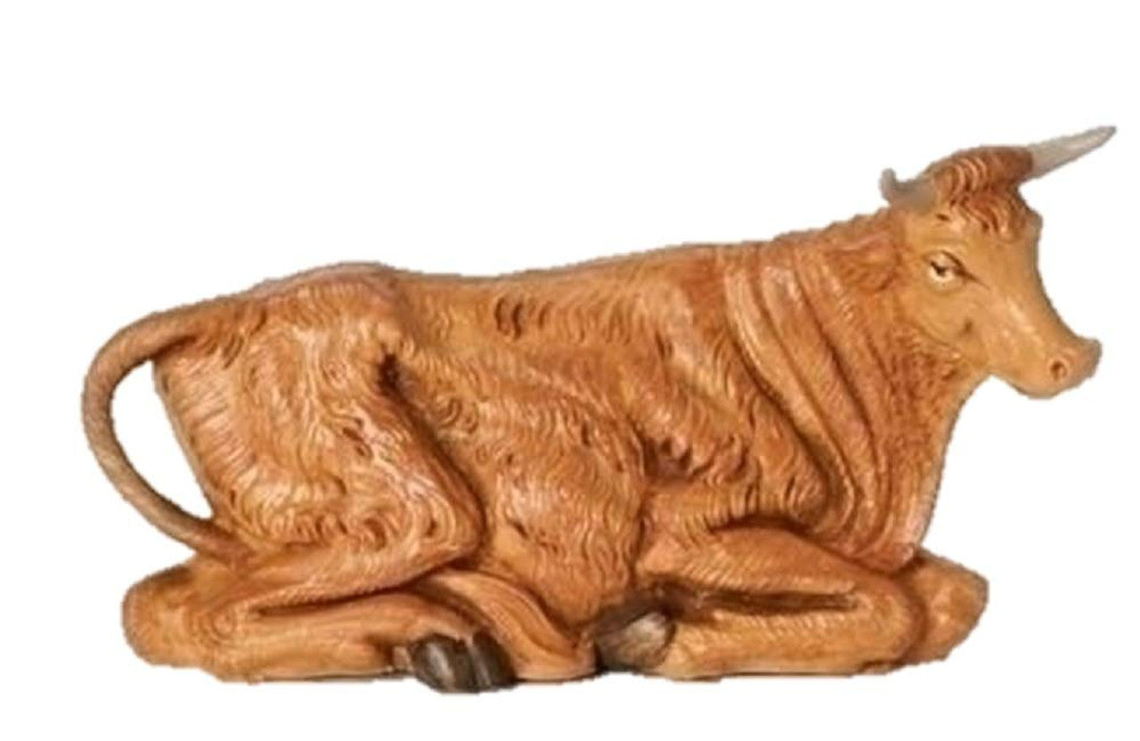 SEATED OX NATIVITY FIGURE