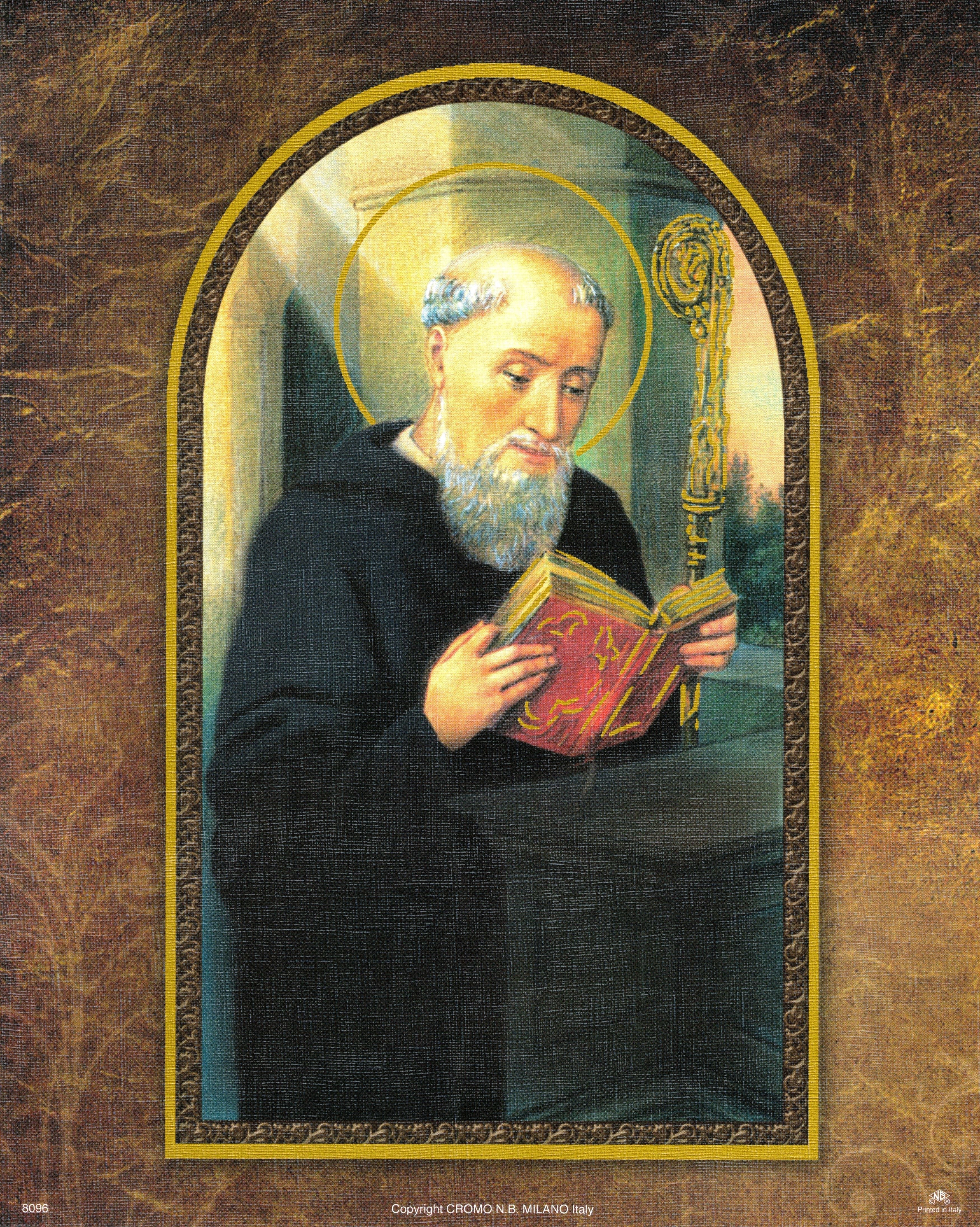 Arte religioso para pared, impresión laminada, sin marco, papel decorativo artístico de 8" x 10"