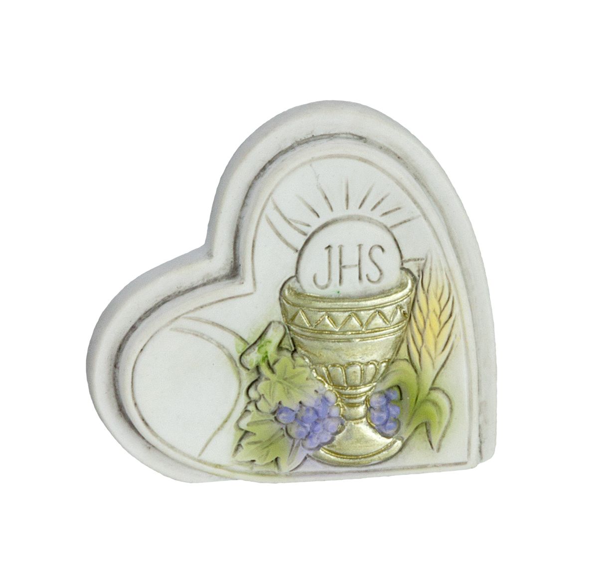 Caballete de corazón de comunión