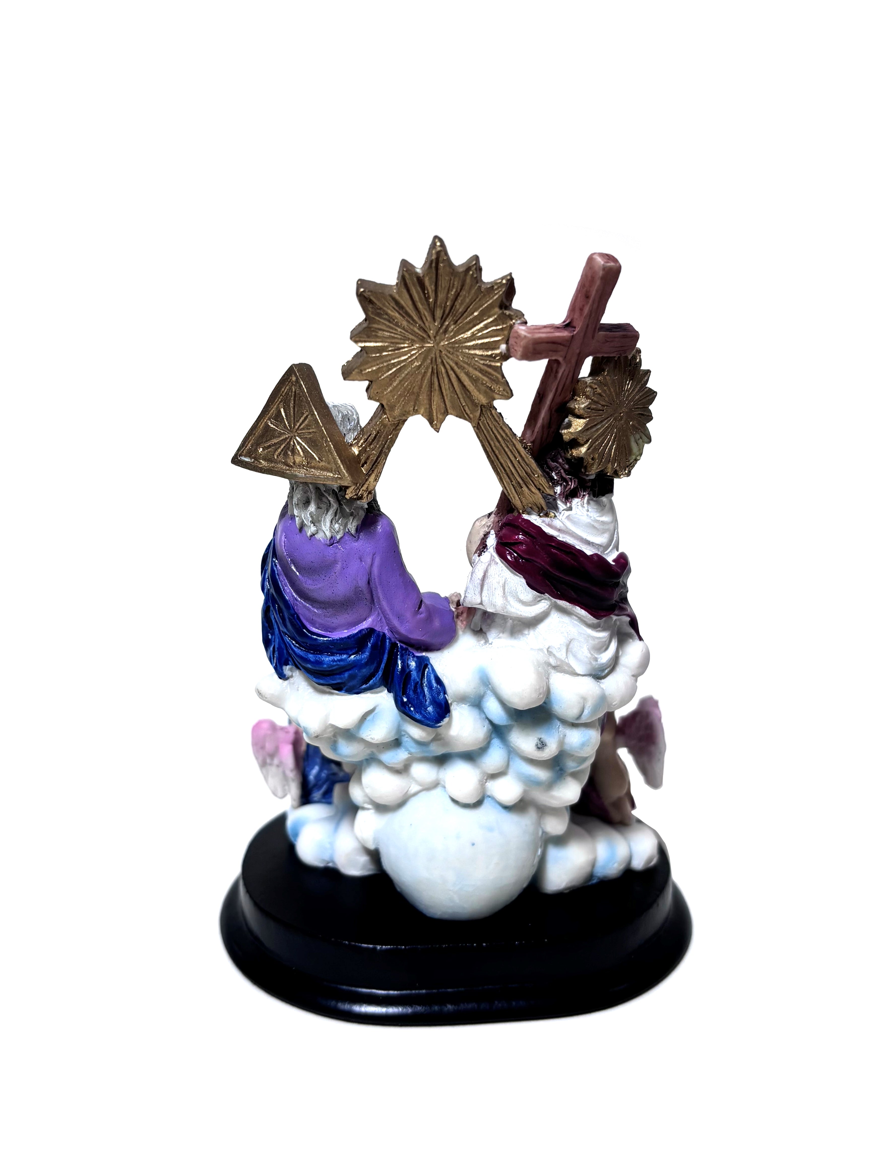 Estatua religiosa de la Santísima Trinidad de 5" de altura