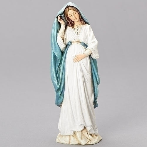 FIGURA DE MARÍA EMBARAZADA DE 8,75" DE ALTO DE LA COLECCIÓN RENACIMIENTO