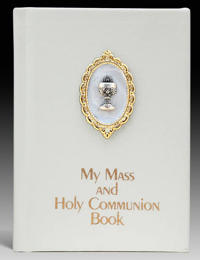 Book Chalice Medallion White
