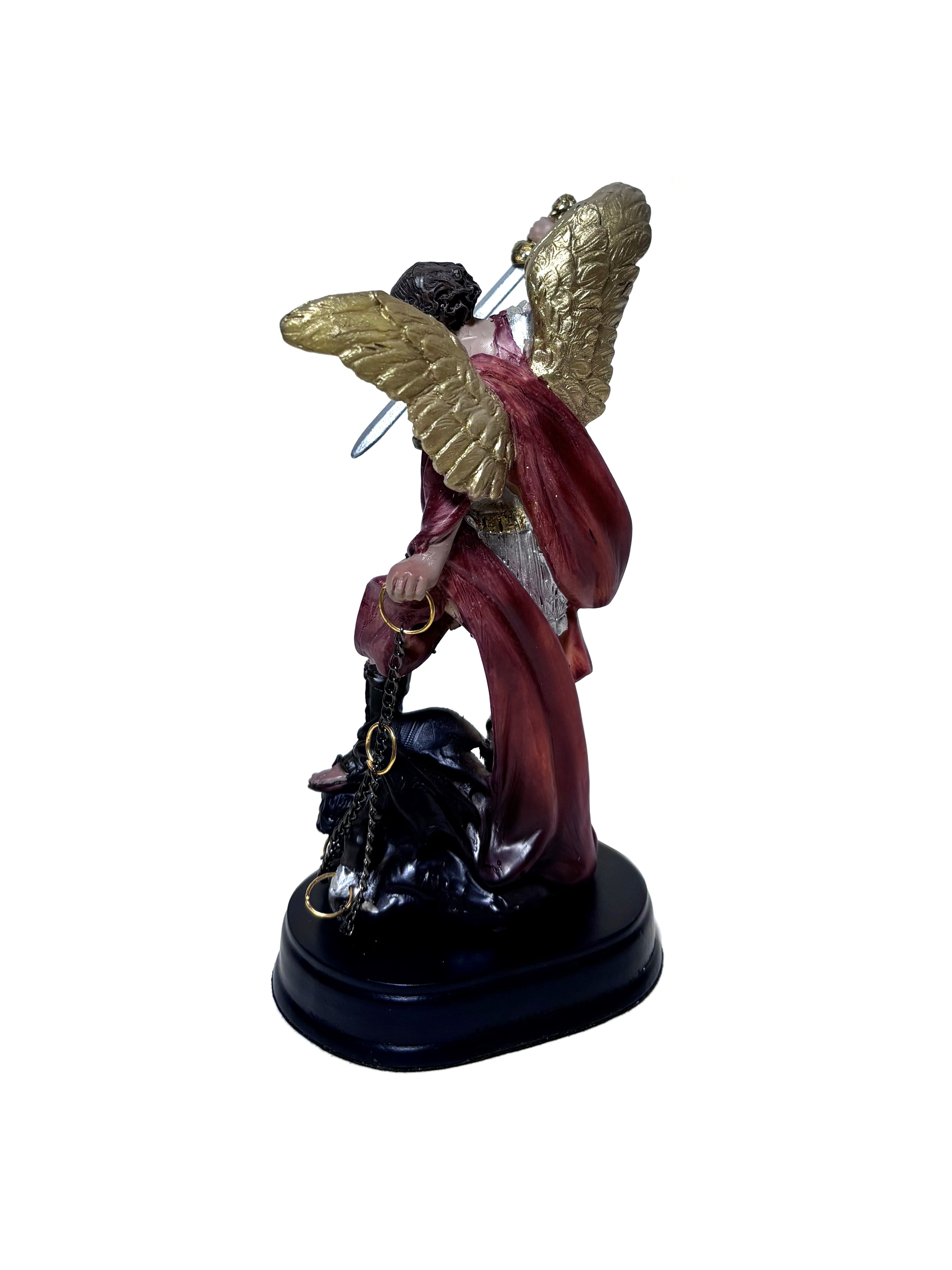 Estatua religiosa de San Miguel Arcángel de 5" de altura