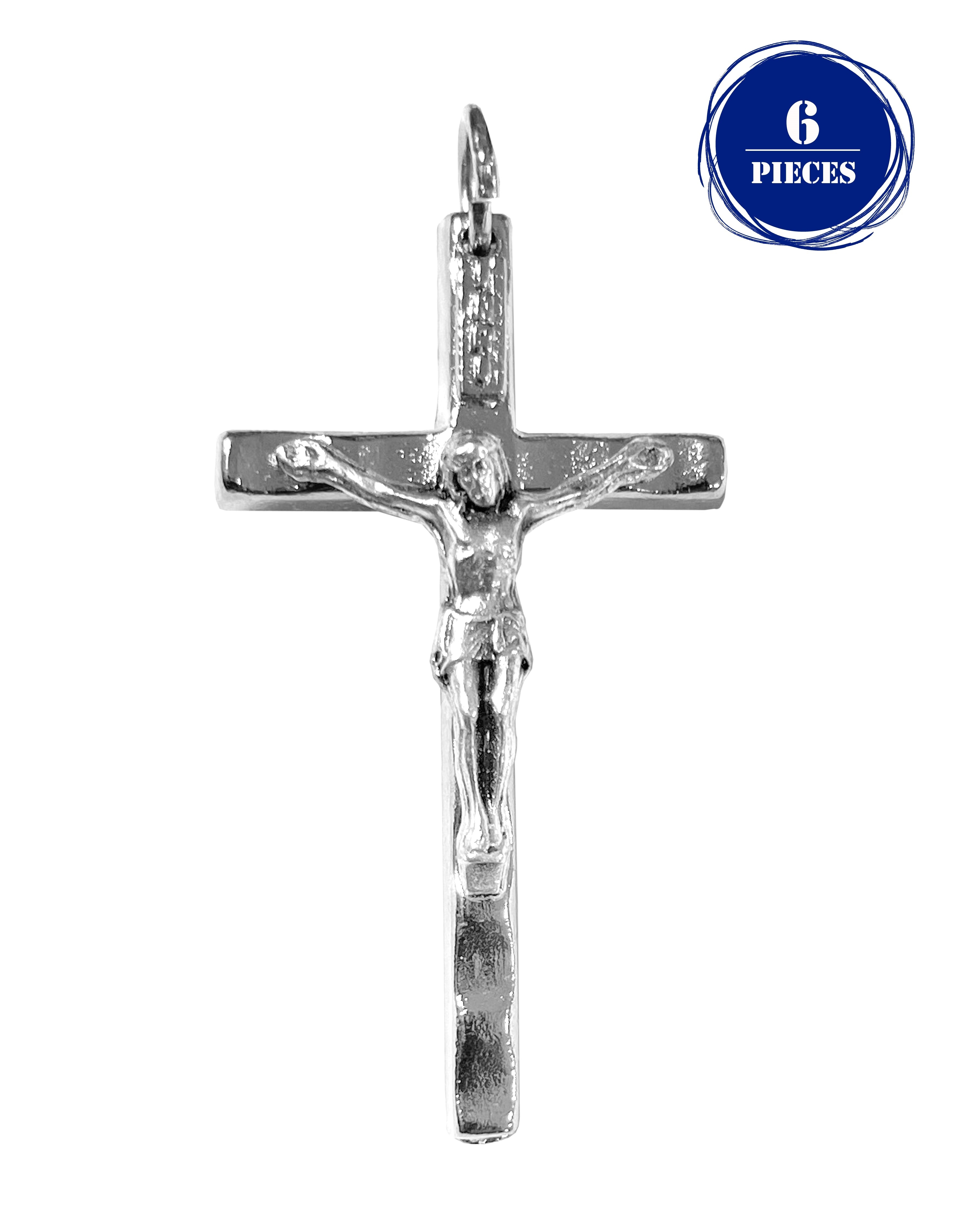 Crucifijo con postes martillados de 1,5"