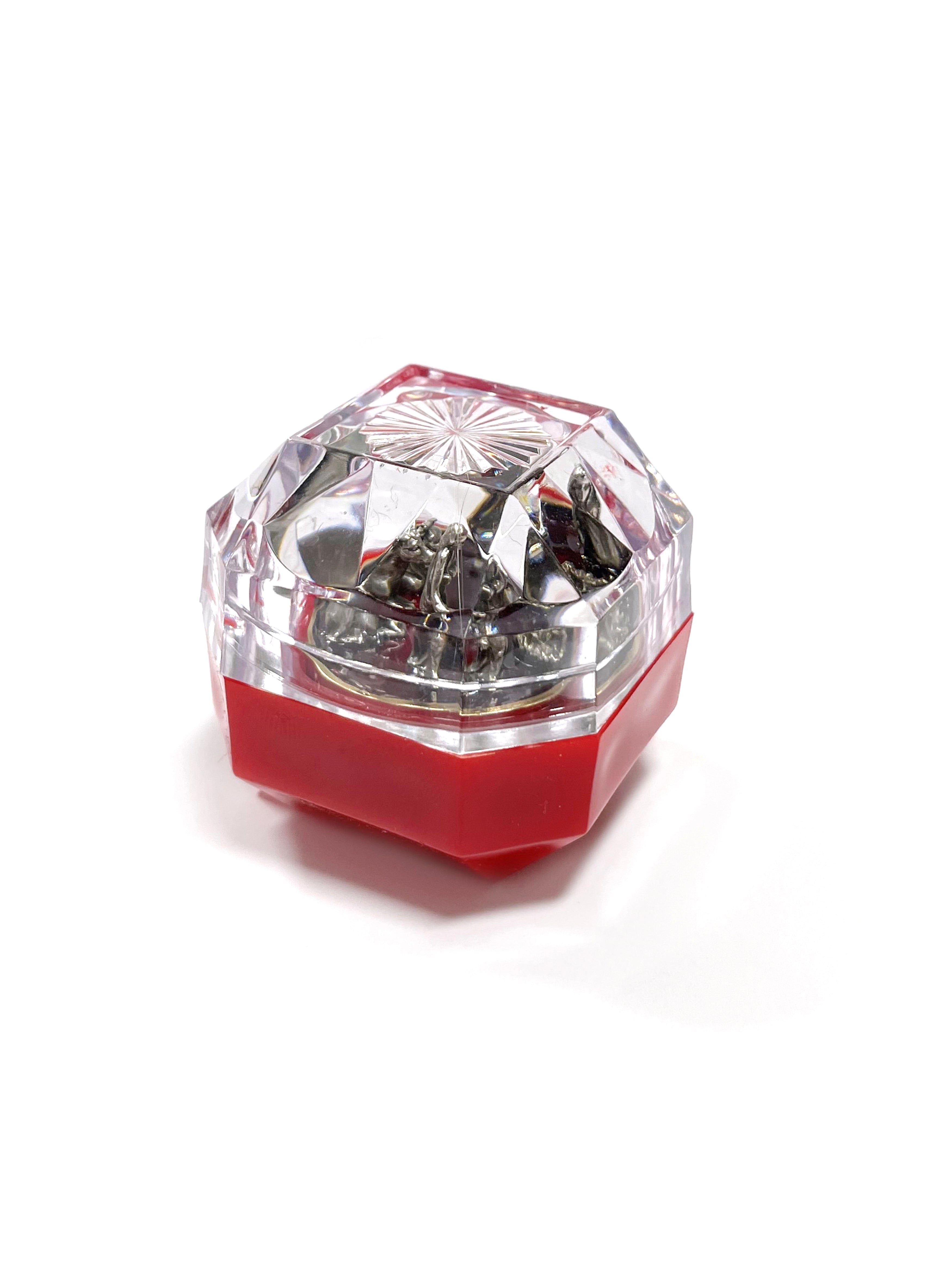 Juego de cinco piezas de belén en miniatura en caja de regalo