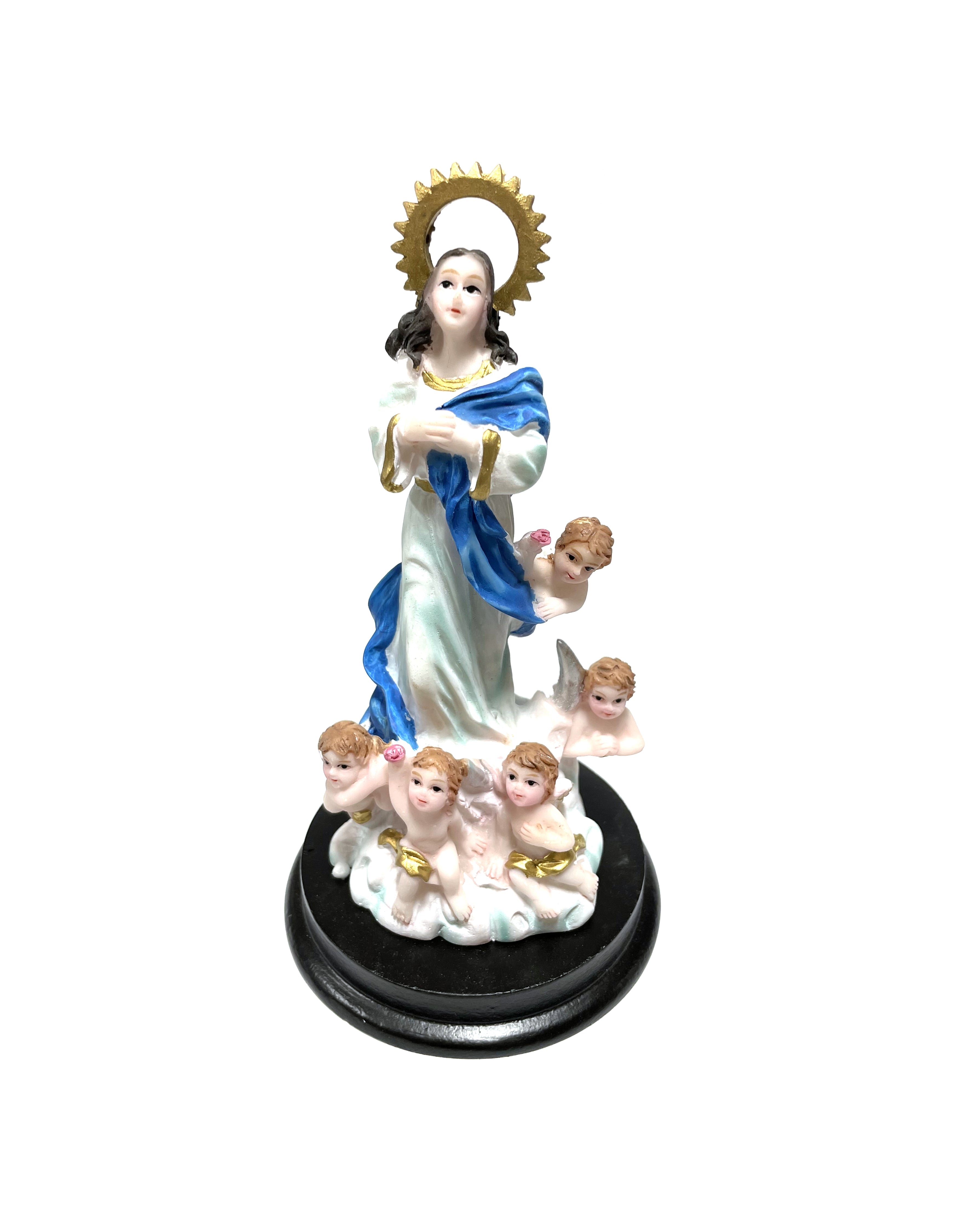 Estatua religiosa de Nuestra Señora de la Inmaculada Concepción de María 5" de altura