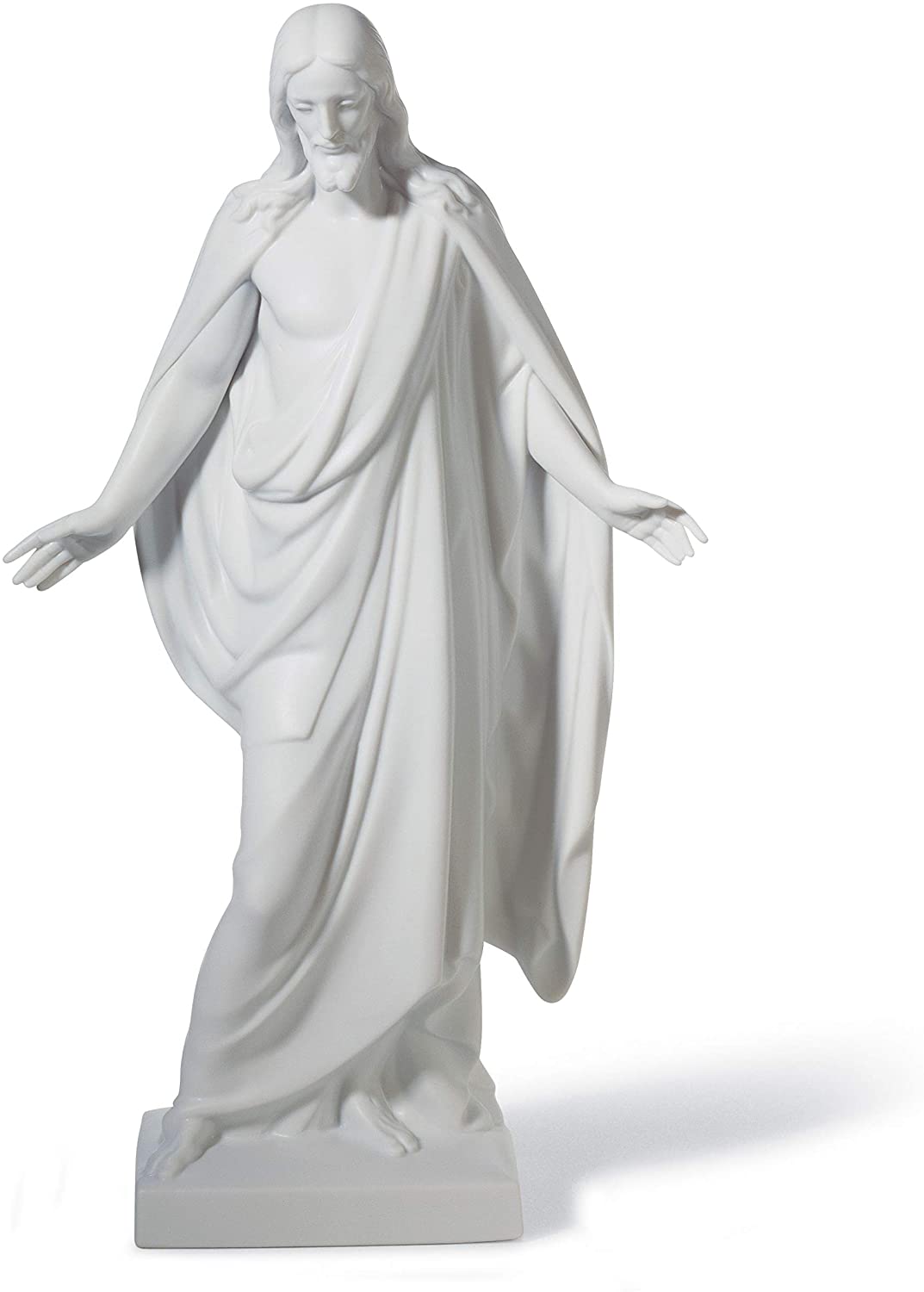 Figura de Cristo de LLADRÓ. Izquierda. Figura de Cristo de Porcelana.