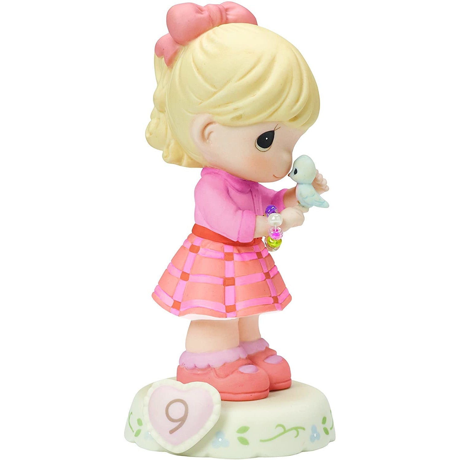 Precious Moments, Growing In Grace, Age 9, Bisque Porcelain Figurine,
