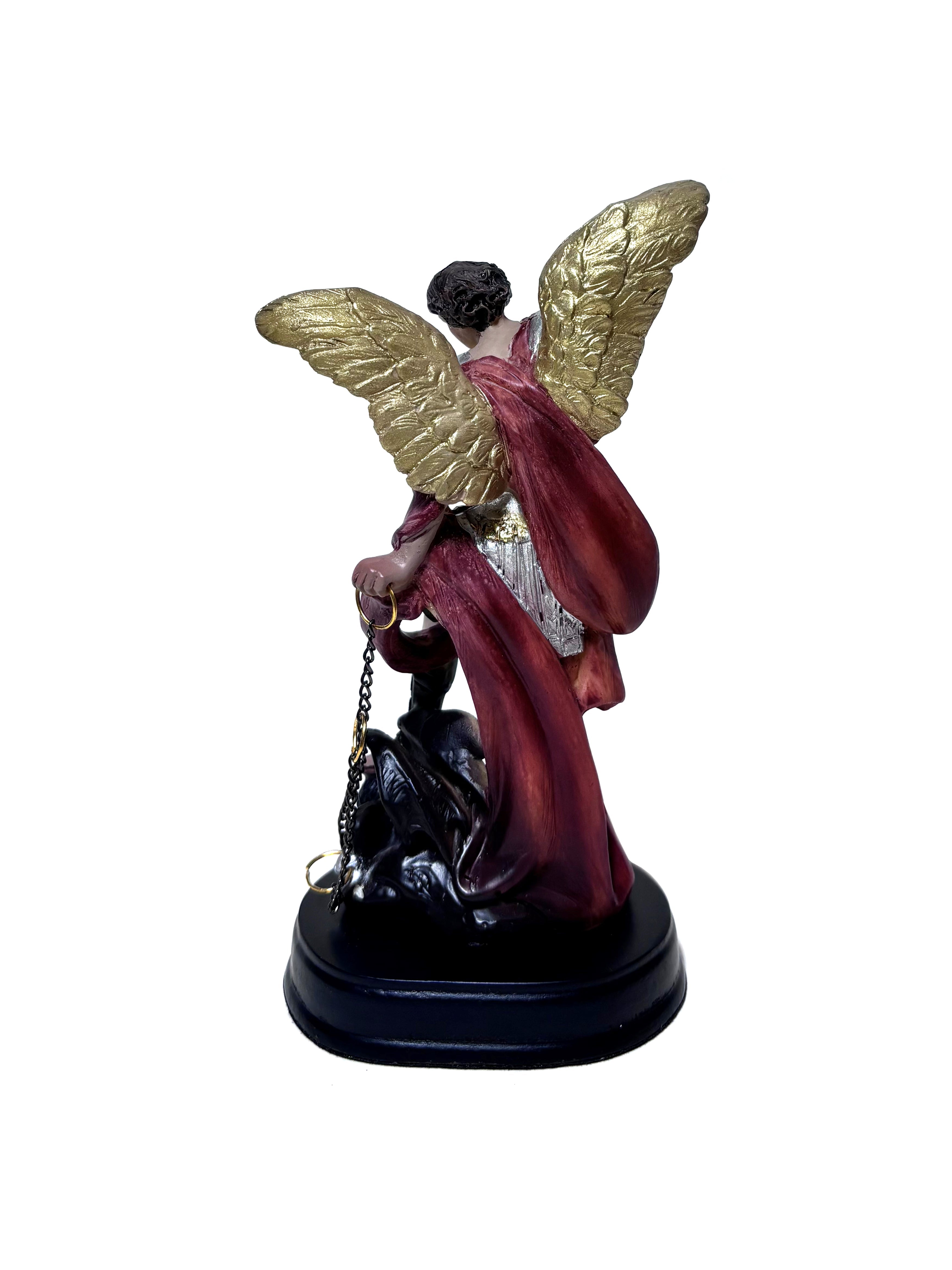 Estatua religiosa de San Miguel Arcángel de 5" de altura