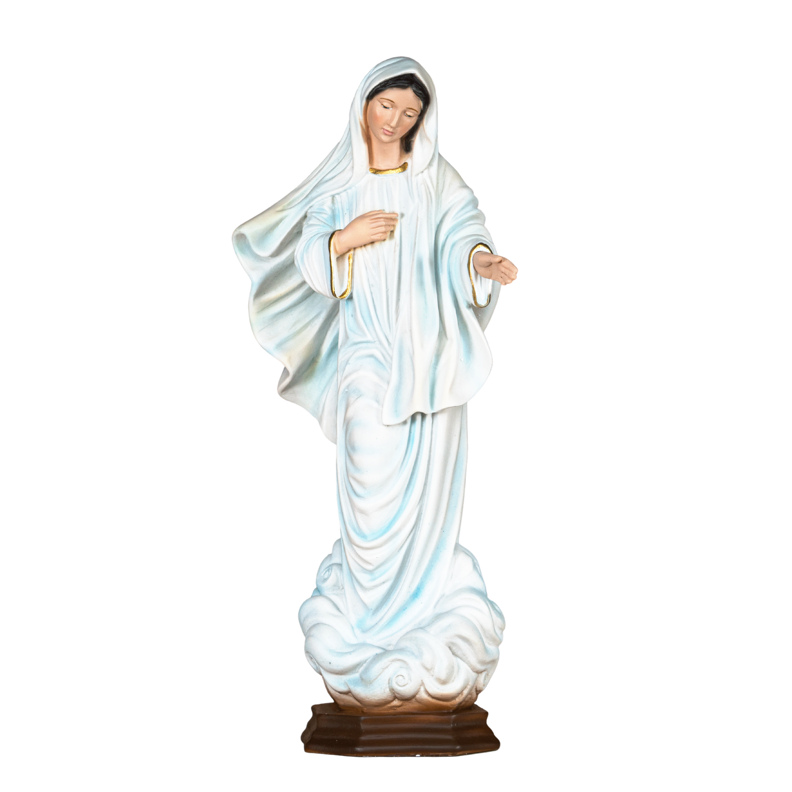 La tienda de regalos de la fe Nuestra Señora de Medjugorje Reina de la Paz - Pintada a mano en Italia - Nuestra colección de Toscana -