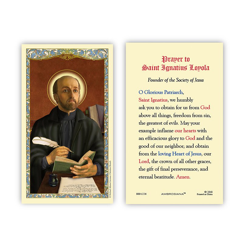 Oración de Ignacio de Loyola