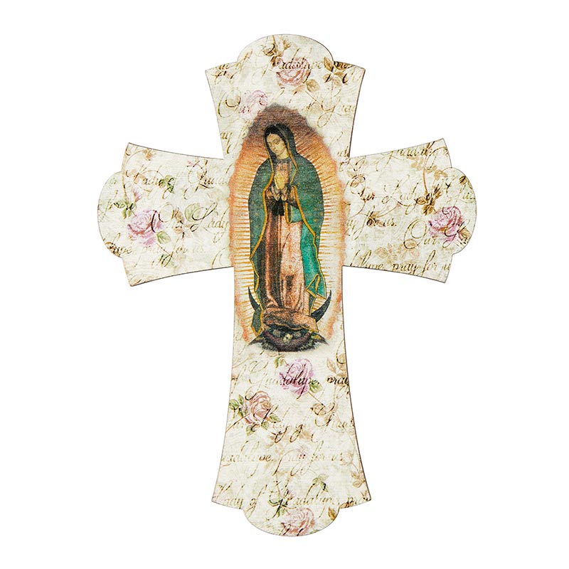 Cruz de pared de Nuestra Señora de Guadalupe