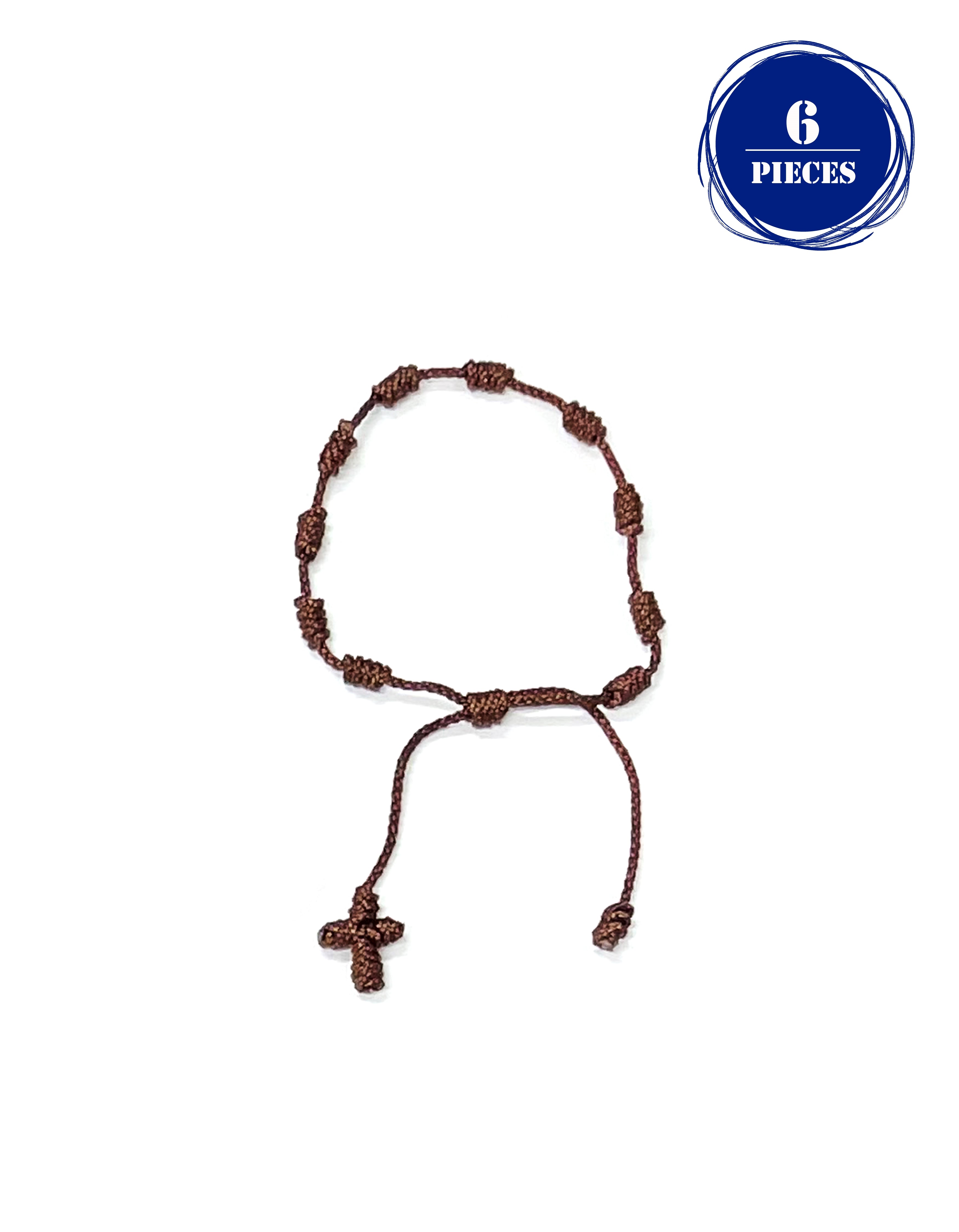 Pulsera de década anudada con hilos en colores vivos - Pack de 12 o 6 piezas