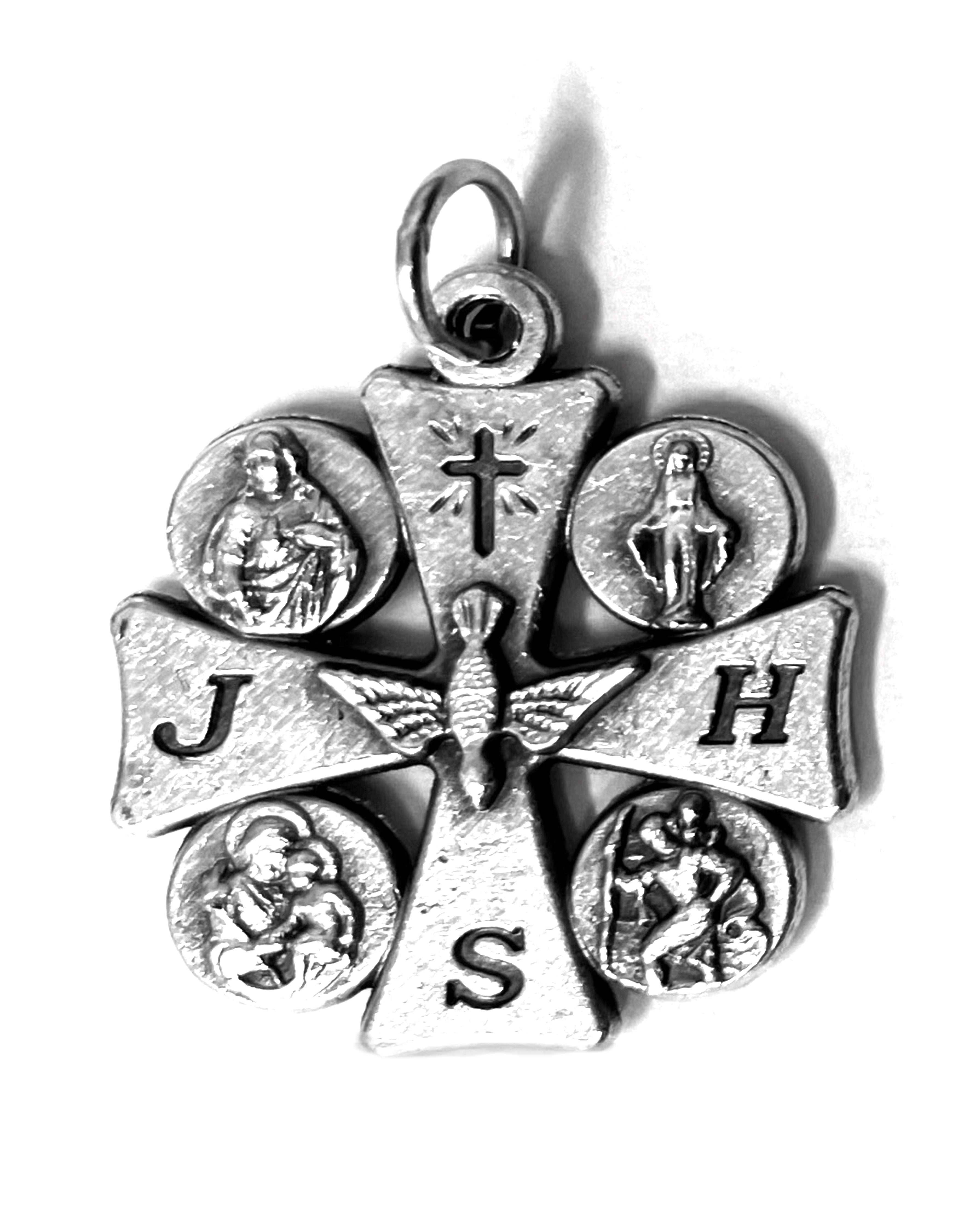 Medalla de cruz de cinco posiciones de JHS de 1,0"