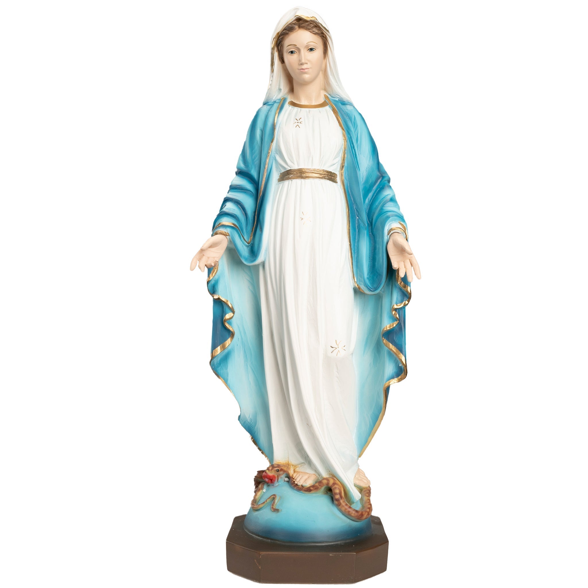 La Tienda de Regalos de Fe Nuestra Señora de las Gracias - María Milagrosa - Pintada a Mano en Italia - Nuestra Colección Toscana - Virgen La Milagrosa