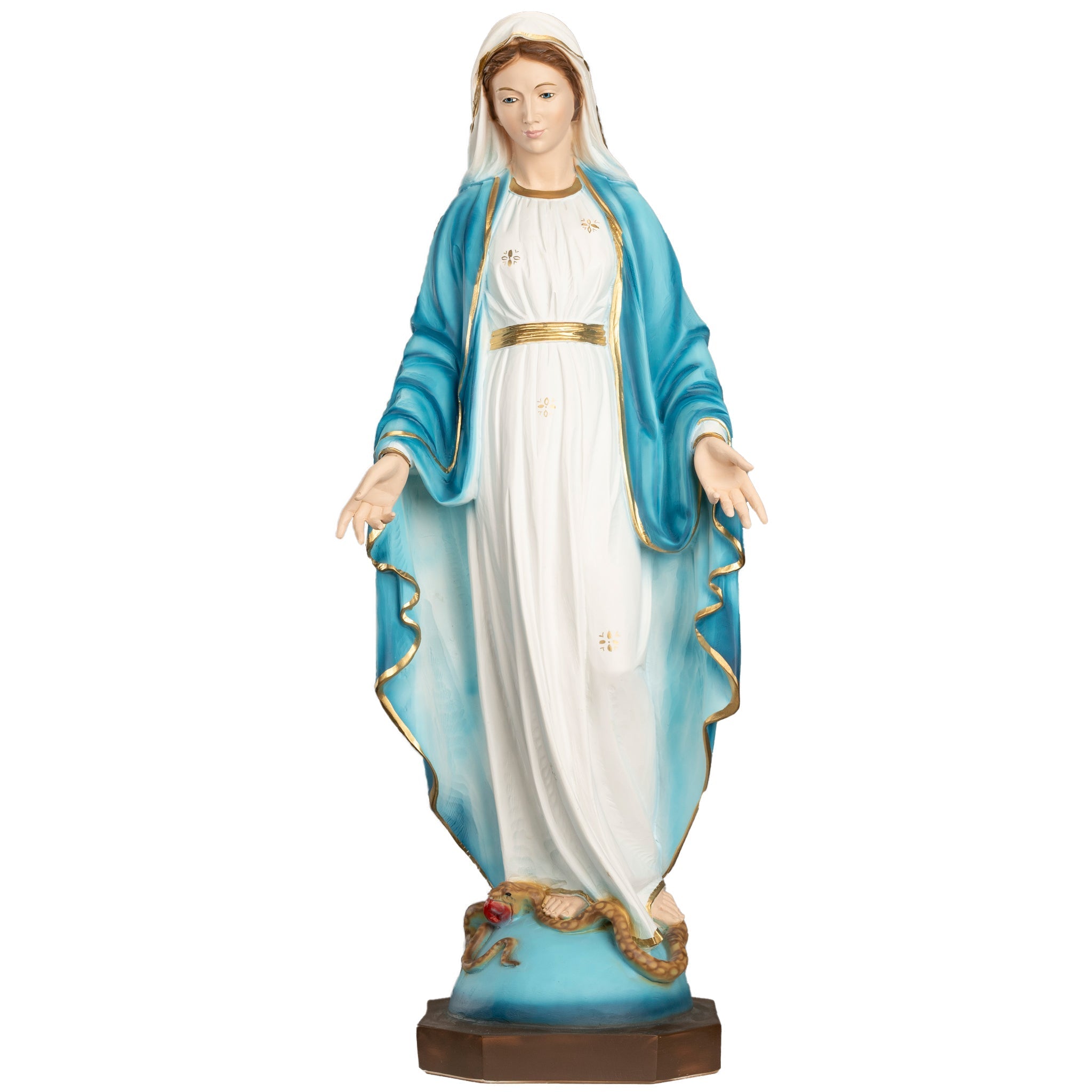 La Tienda de Regalos de Fe Nuestra Señora de las Gracias - María Milagrosa - Pintada a Mano en Italia - Nuestra Colección Toscana - Virgen La Milagrosa