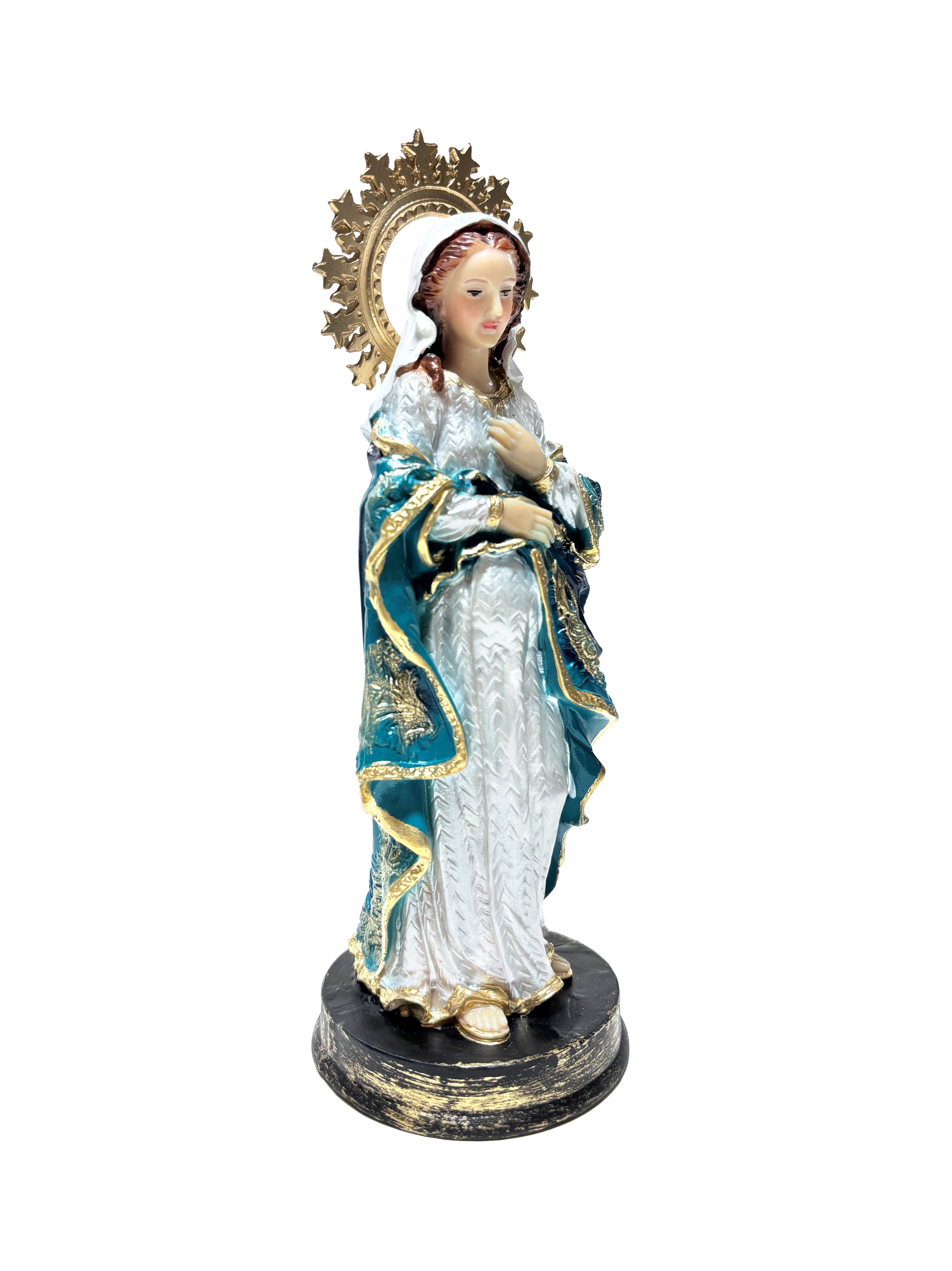 Estatua religiosa de Nuestra Señora de la Dulce Espera 8,5" de altura