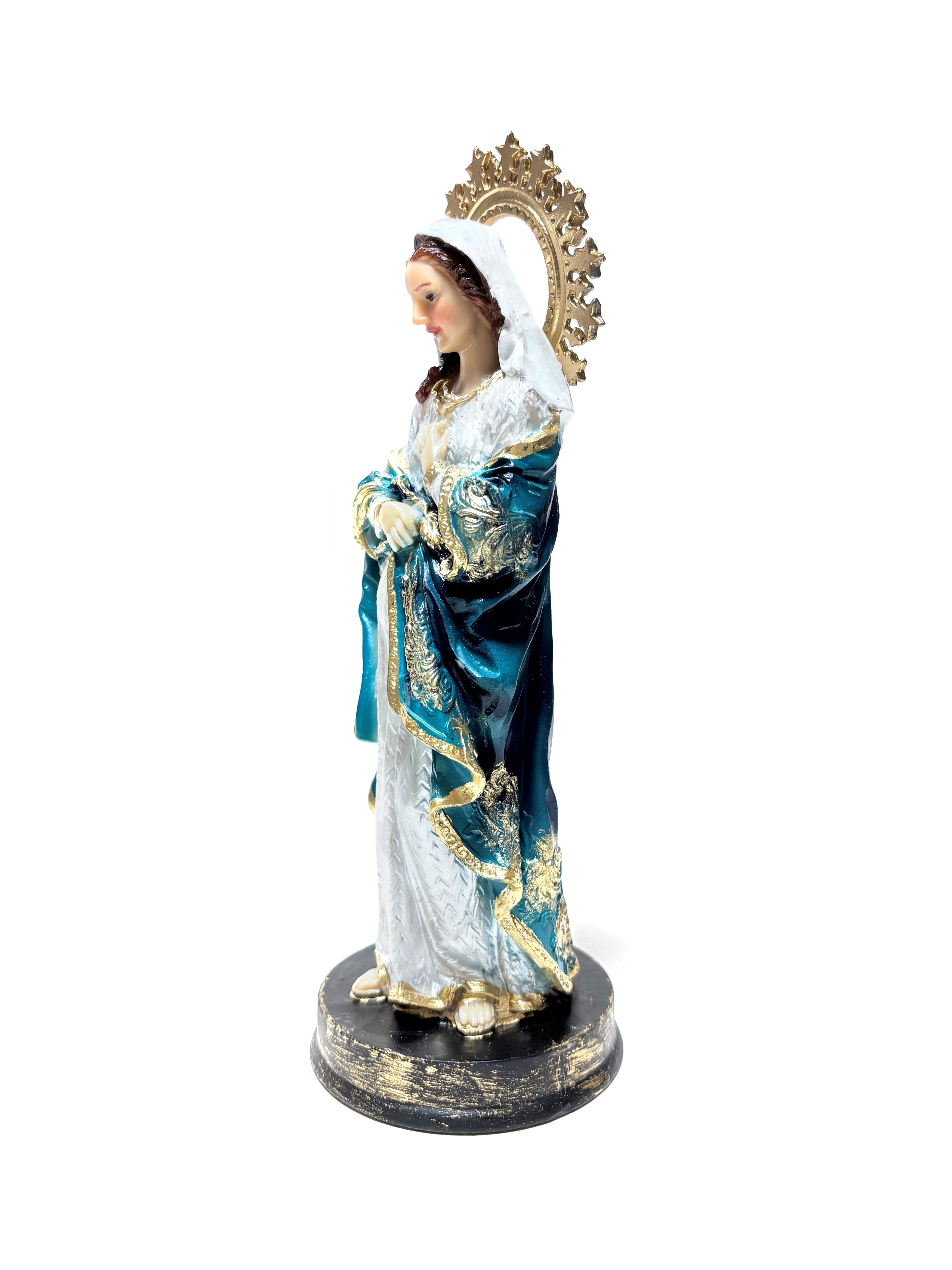 Estatua religiosa de Nuestra Señora de la Dulce Espera 8,5" de altura