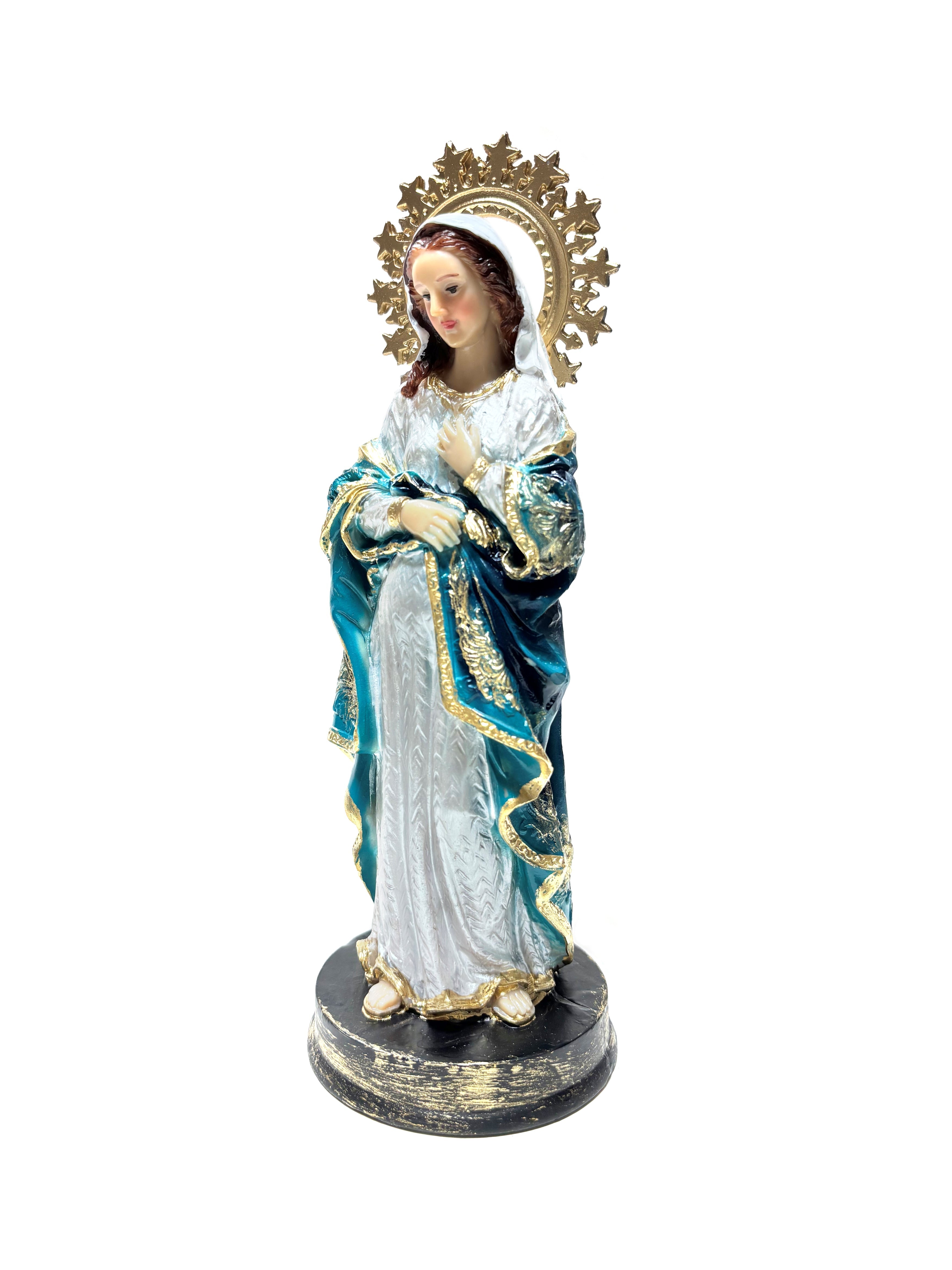 Estatua religiosa de Nuestra Señora de la Dulce Espera 8,5" de altura