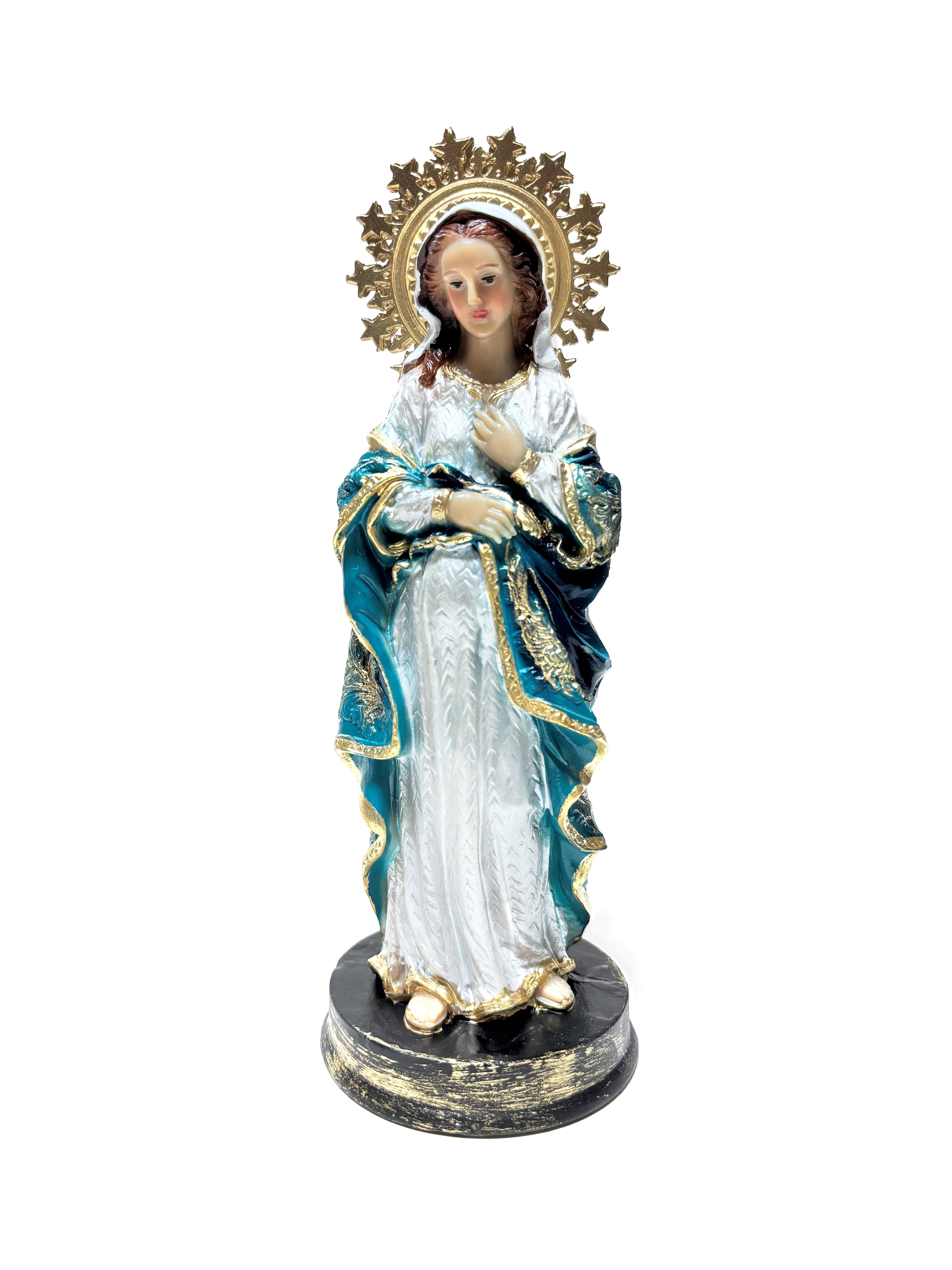 Estatua religiosa de Nuestra Señora de la Dulce Espera 8,5" de altura