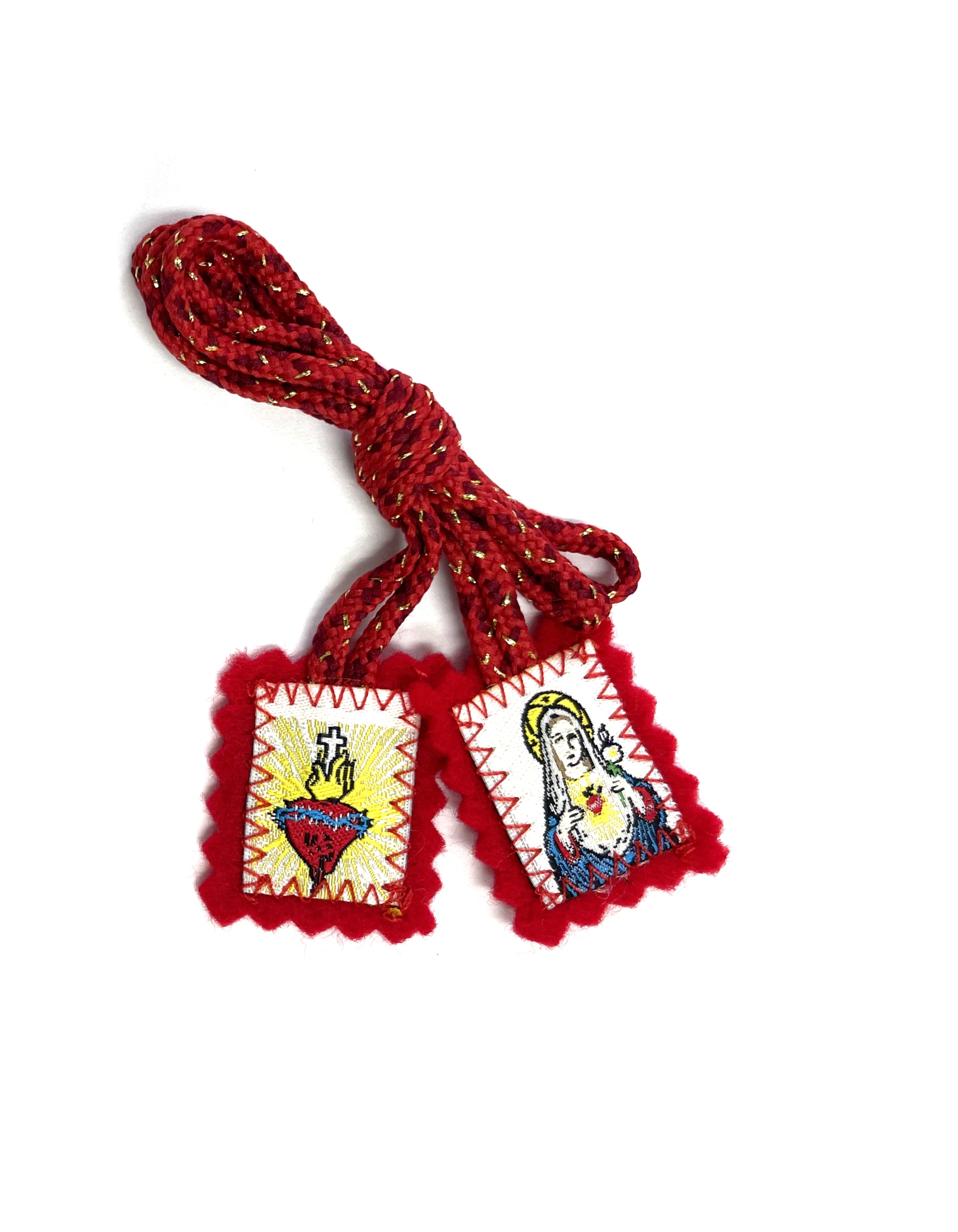 Escapulario del Inmaculado Corazón de María y del Sagrado Corazón. Escapulario del Inmaculado Corazón de María y del Sagrado Corazón