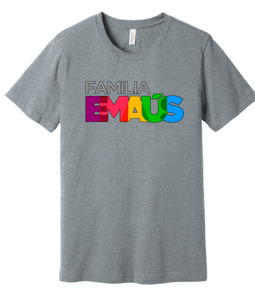 Familia Emmaus White Unisex T-shirt - Printed Logo