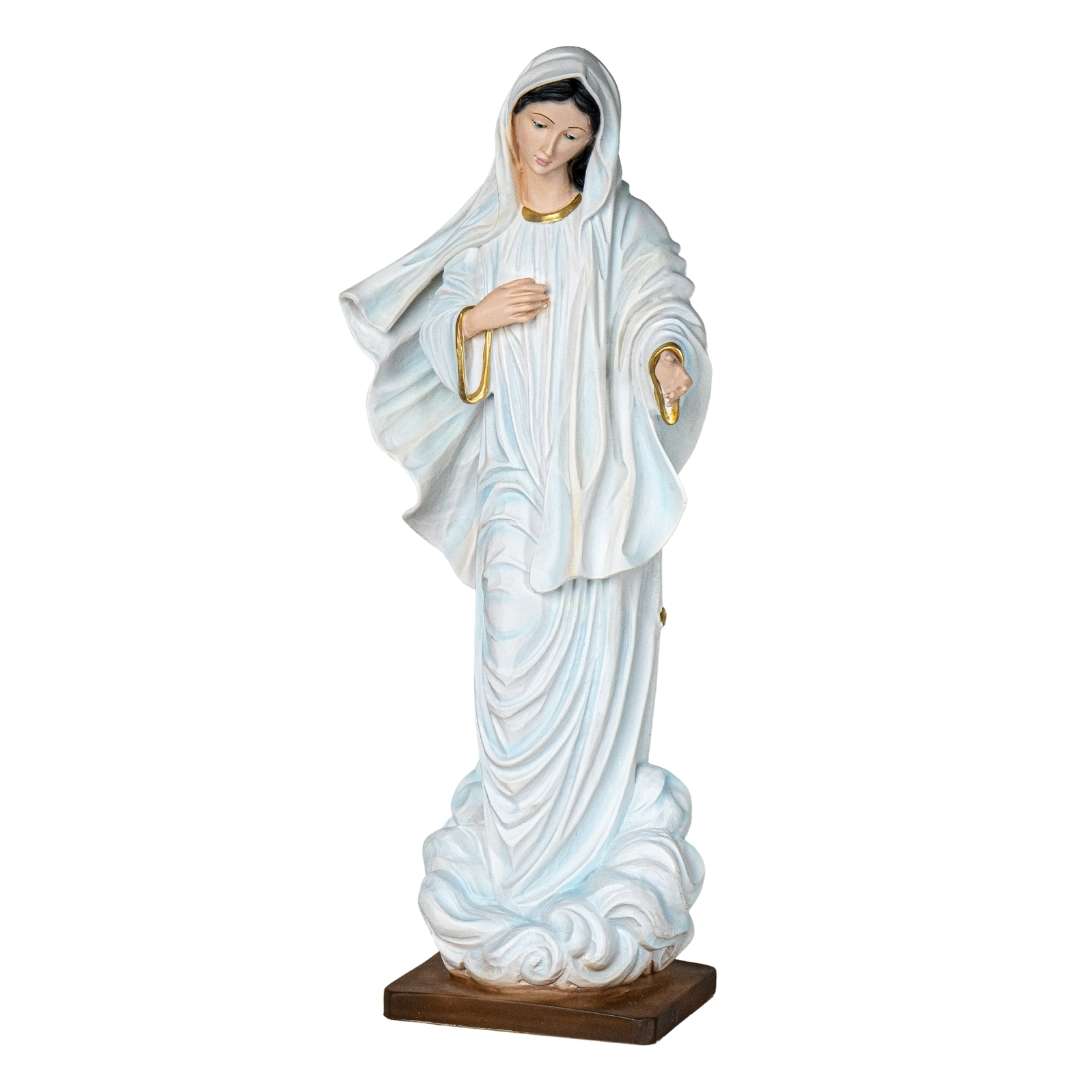 La tienda de regalos de la fe Nuestra Señora de Medjugorje Reina de la Paz - Pintada a mano en Italia - Nuestra colección de Toscana -