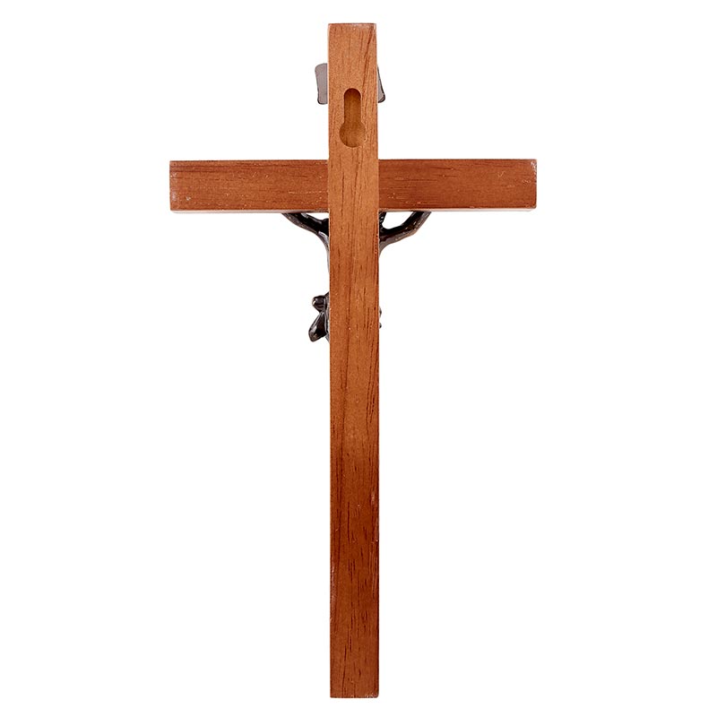 8" Crucifix - Antique Gold
