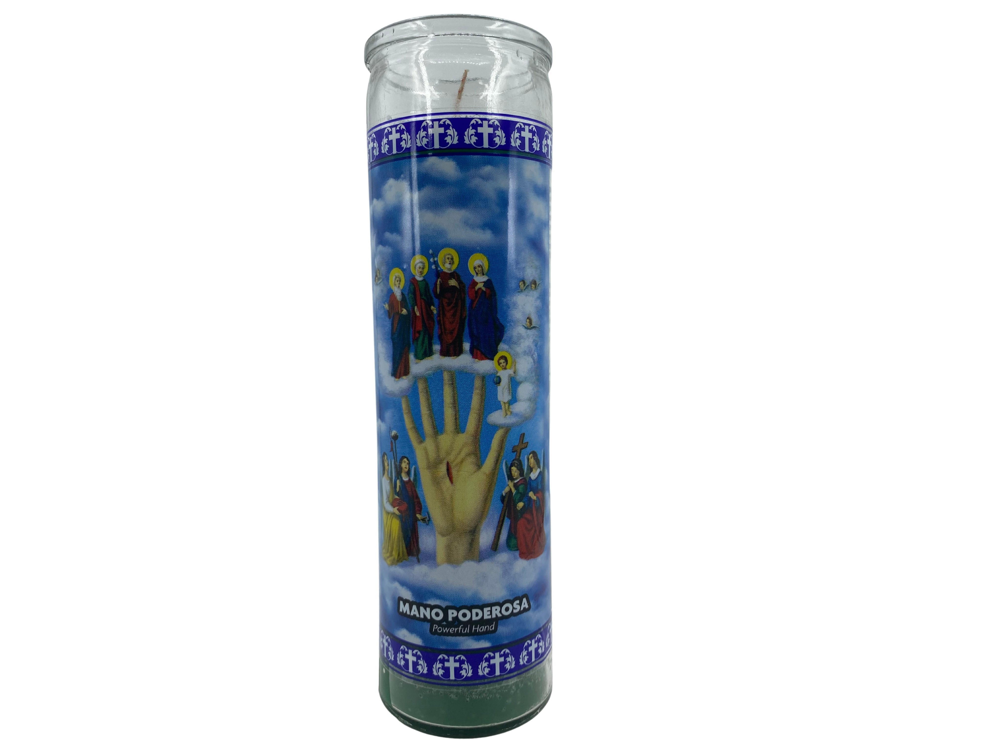Set de 3 Velas de Mano Poderosa de Dios /Set de 3 Velas De La Mano Poderosa