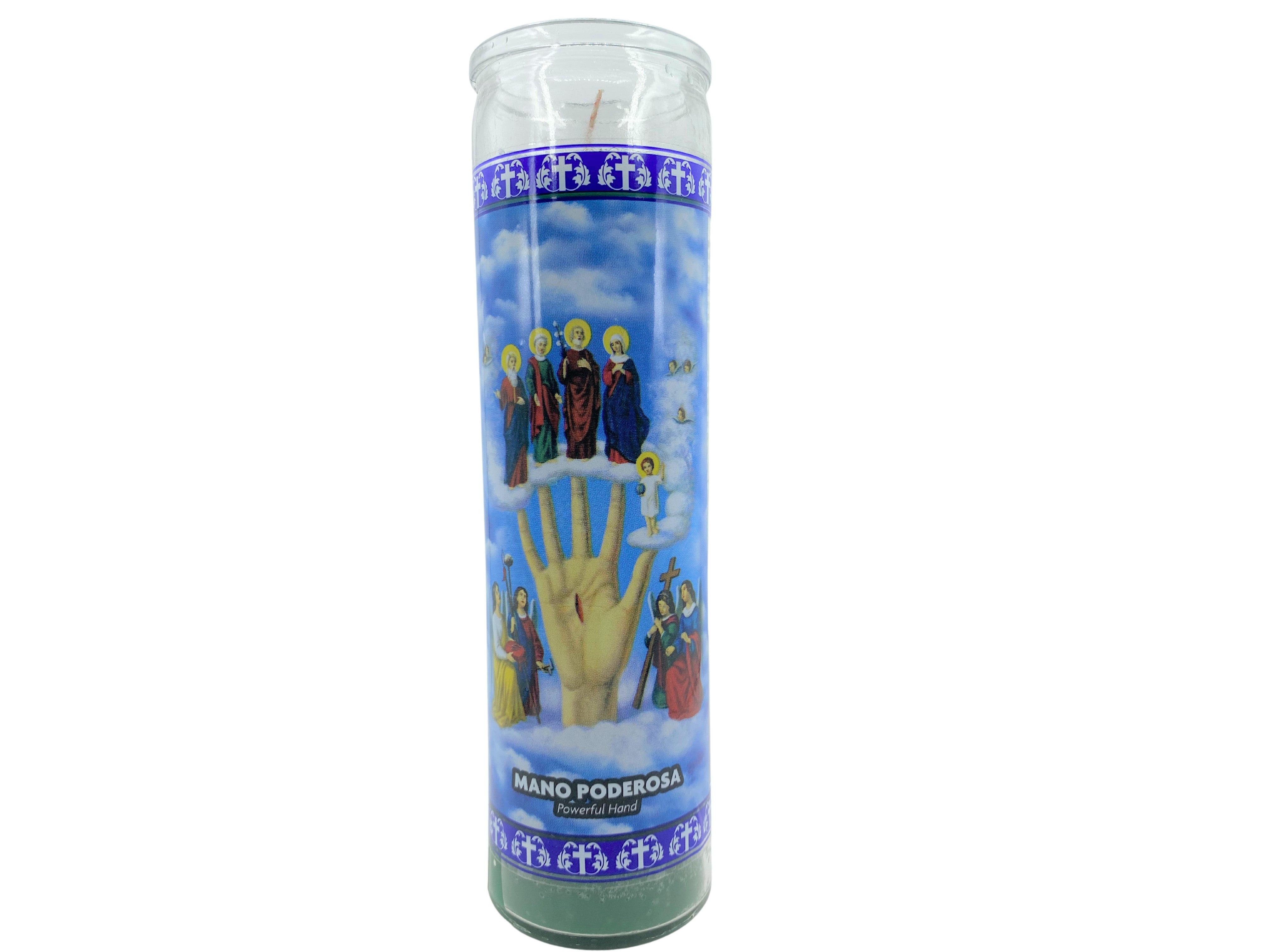Set de 3 Velas de Mano Poderosa de Dios /Set de 3 Velas De La Mano Poderosa