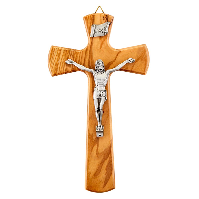 Crucifijo de madera de olivo